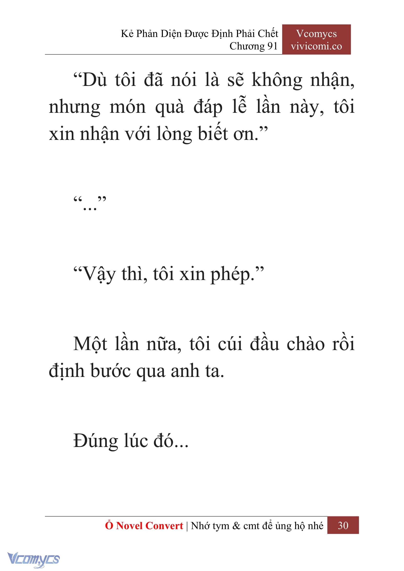 [Novel] Kẻ Phản Diện Được Định Phải Chết Chap 91 - Trang 2