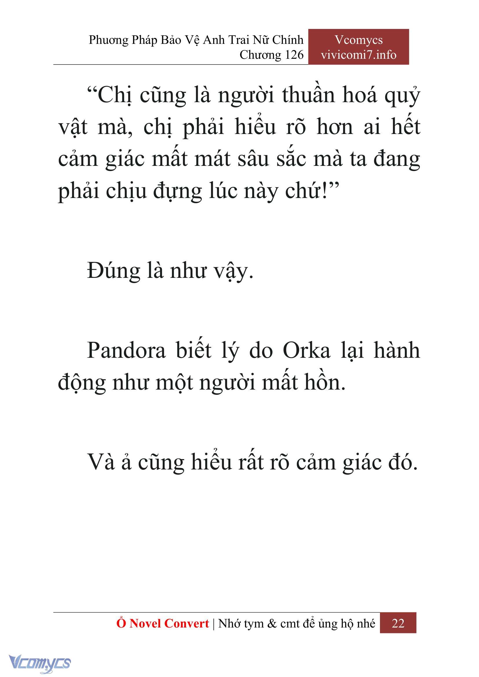 [Novel] Phương Pháp Bảo Vệ Anh Trai Nữ Chính Chap 126 - Trang 2