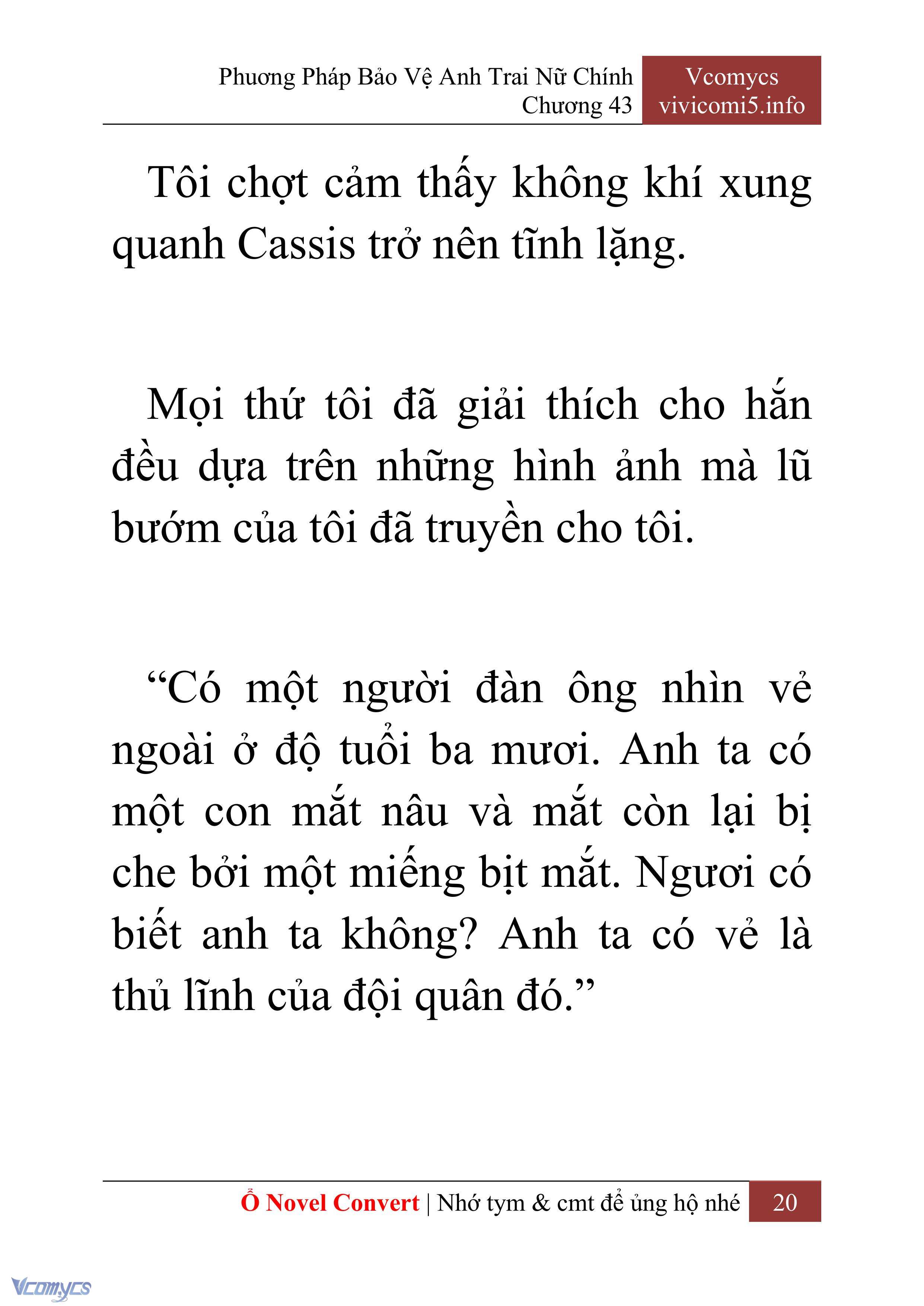 [Novel] Phương Pháp Bảo Vệ Anh Trai Nữ Chính Chap 43 - Trang 2