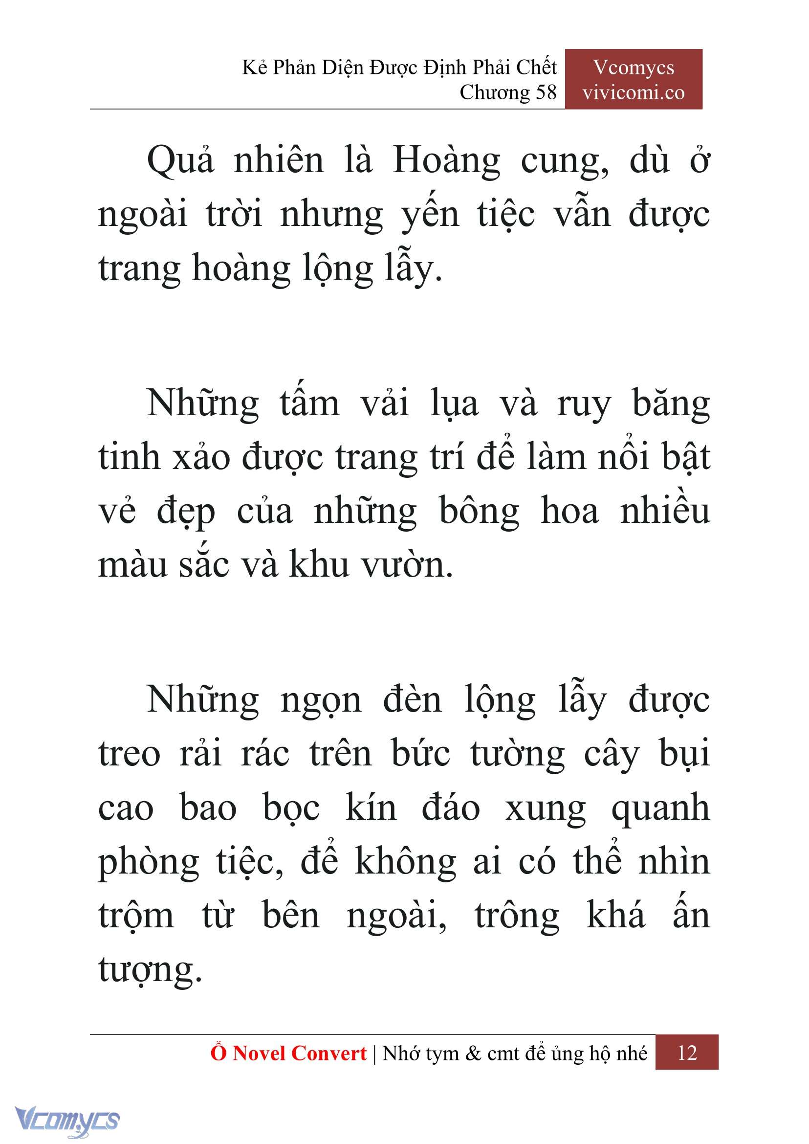 [Novel] Kẻ Phản Diện Được Định Phải Chết Chap 58 - Trang 2