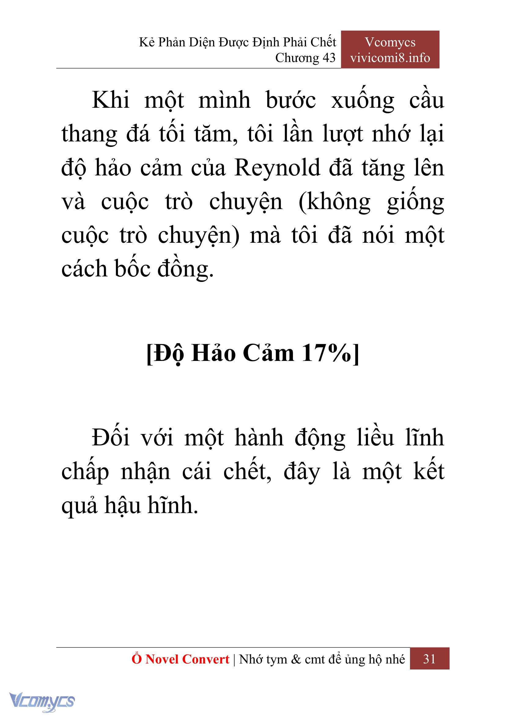 [Novel] Kẻ Phản Diện Được Định Phải Chết Chap 43 - Trang 2
