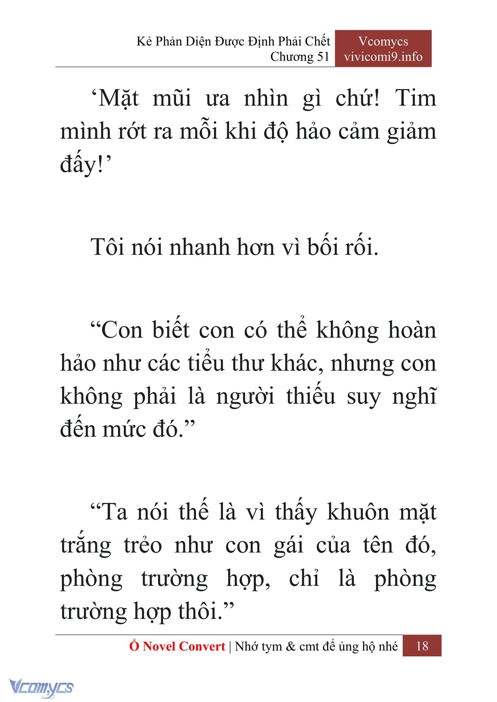 [Novel] Kẻ Phản Diện Được Định Phải Chết Chap 51 - Trang 2