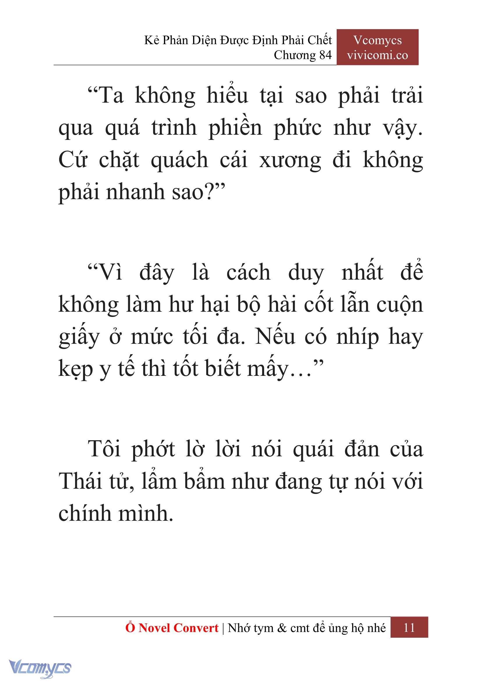 [Novel] Kẻ Phản Diện Được Định Phải Chết Chap 84 - Trang 2