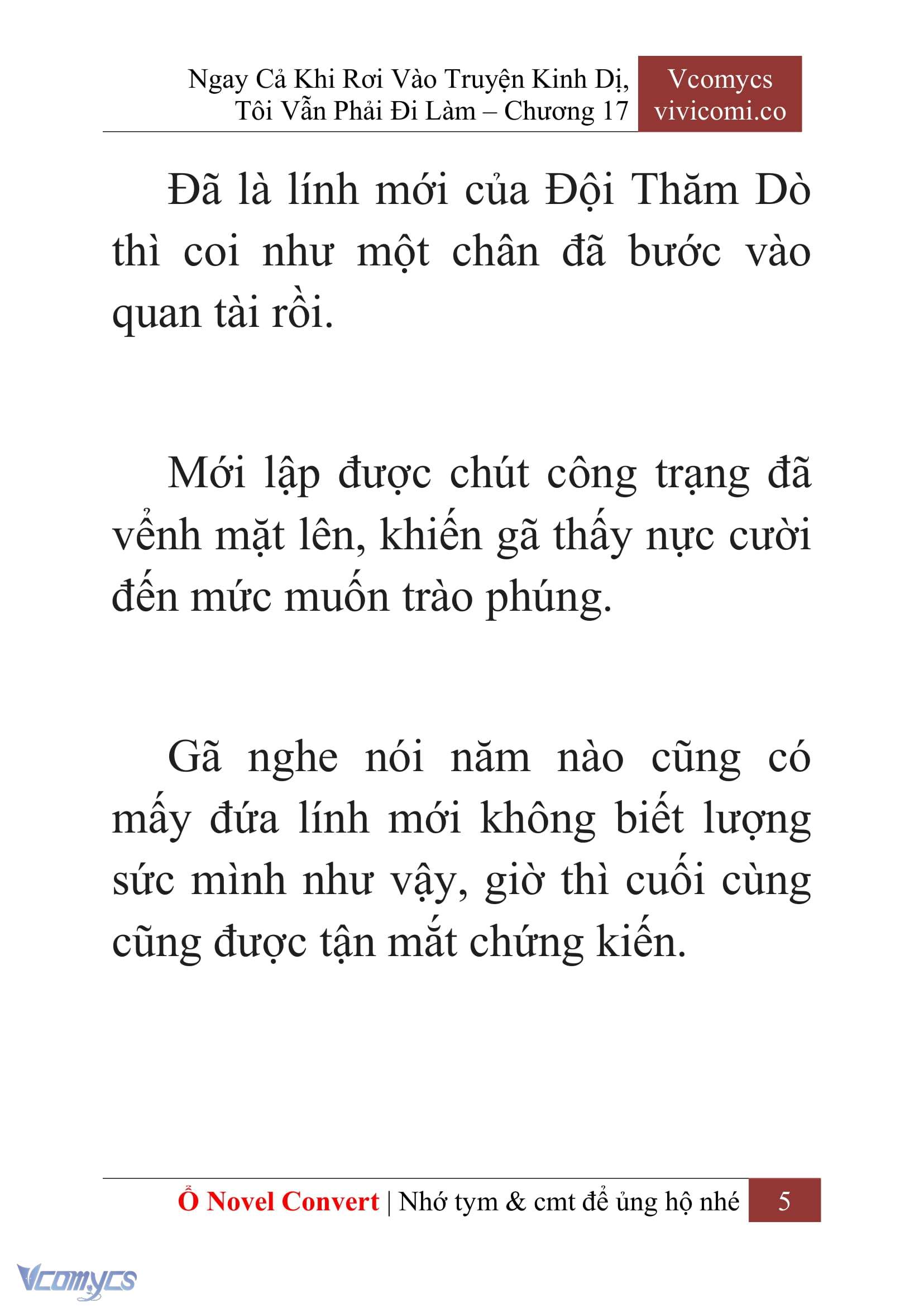 [Novel] Ngay Cả Khi Rơi Vào Truyện Kinh Dị, Tôi Vẫn Phải Đi Làm Chap 17 - Trang 2
