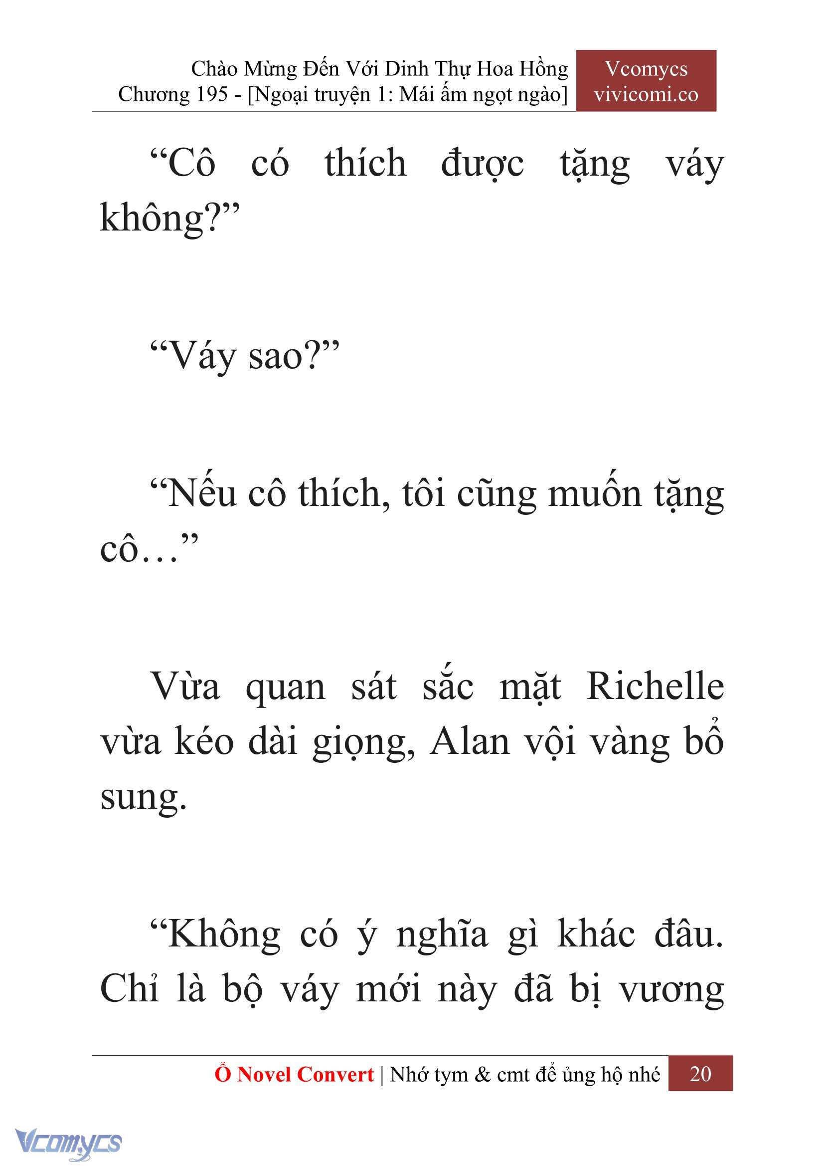 [Novel] Chào Mừng Đến Với Dinh Thự Hoa Hồng Chap 195 - Trang 2