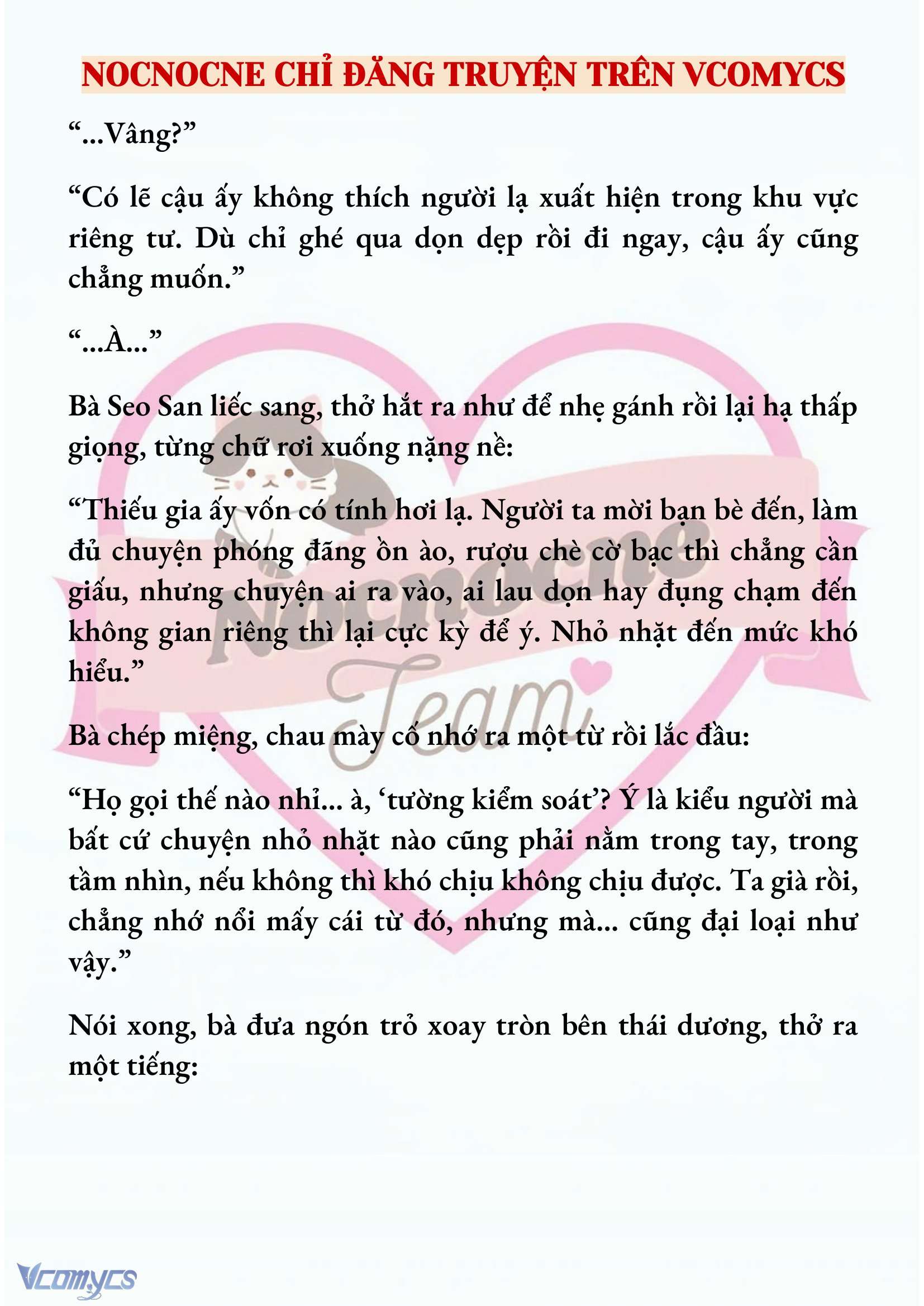 [NOVEL] NGỌN ĐÈN BIỆT VIỆN KHÔNG BAO GIỜ TẮT Chap 10 - Trang 2