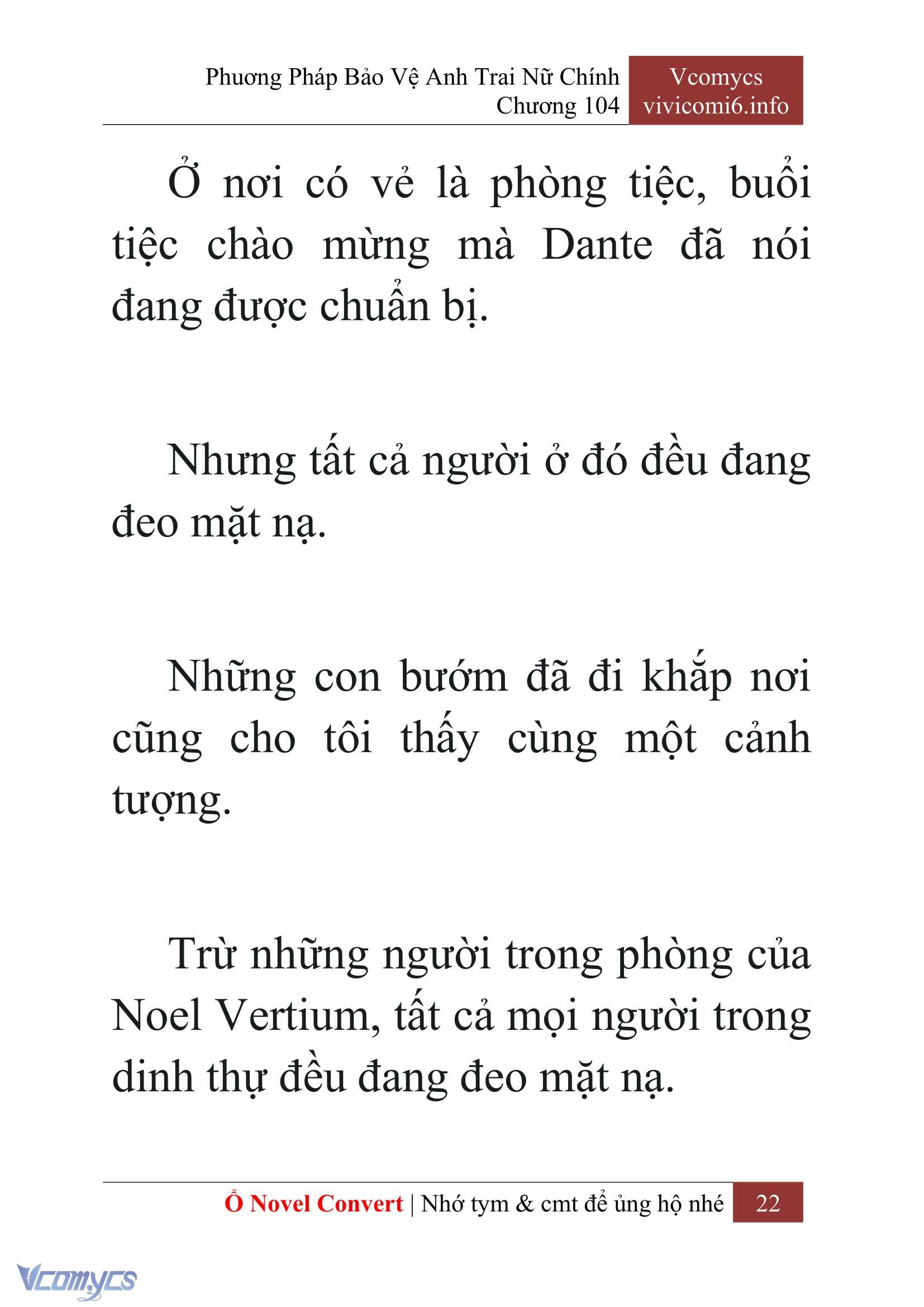 [Novel] Phương Pháp Bảo Vệ Anh Trai Nữ Chính Chap 104 - Trang 2