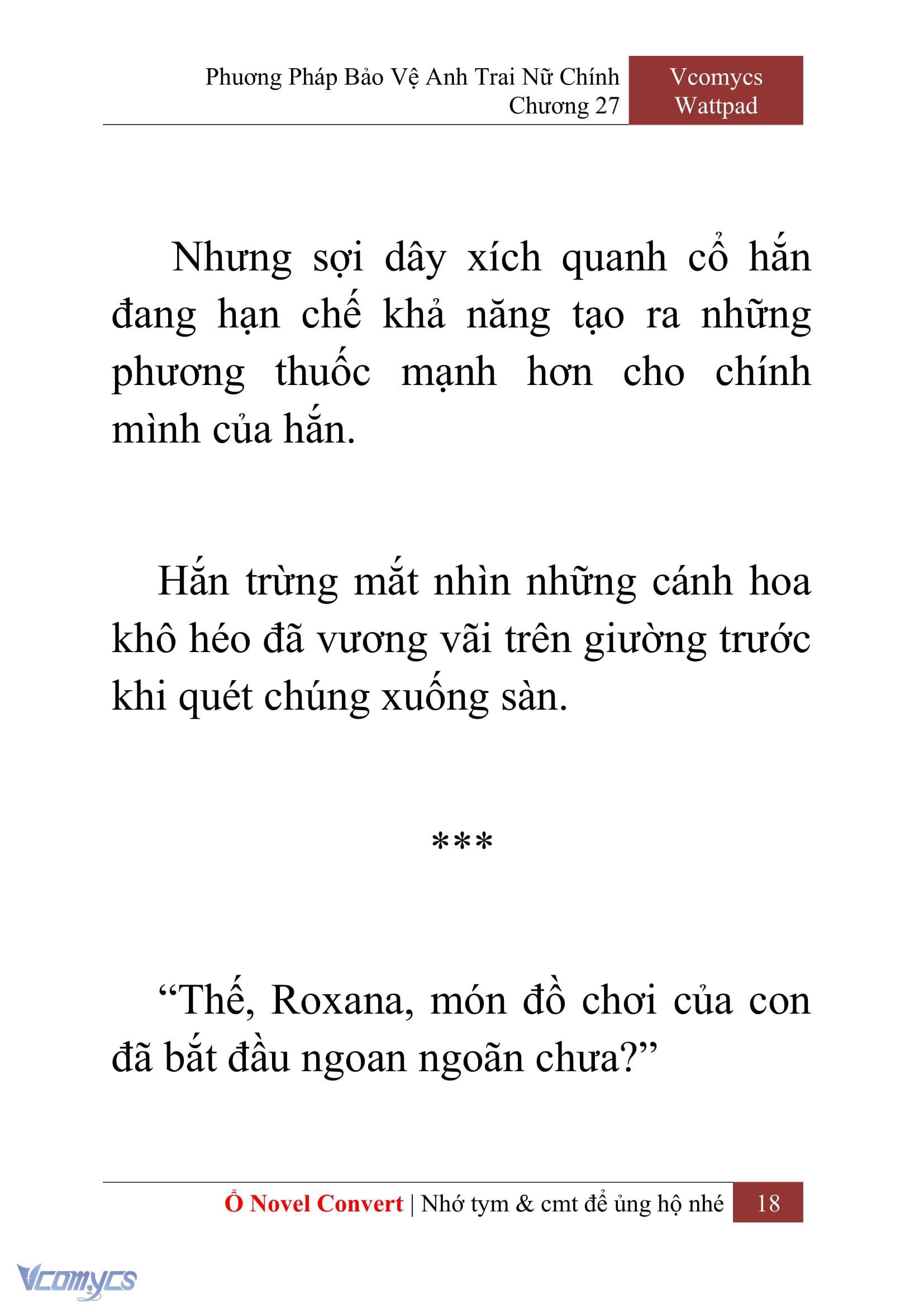 [Novel] Phương Pháp Bảo Vệ Anh Trai Nữ Chính Chap 27 - Trang 2