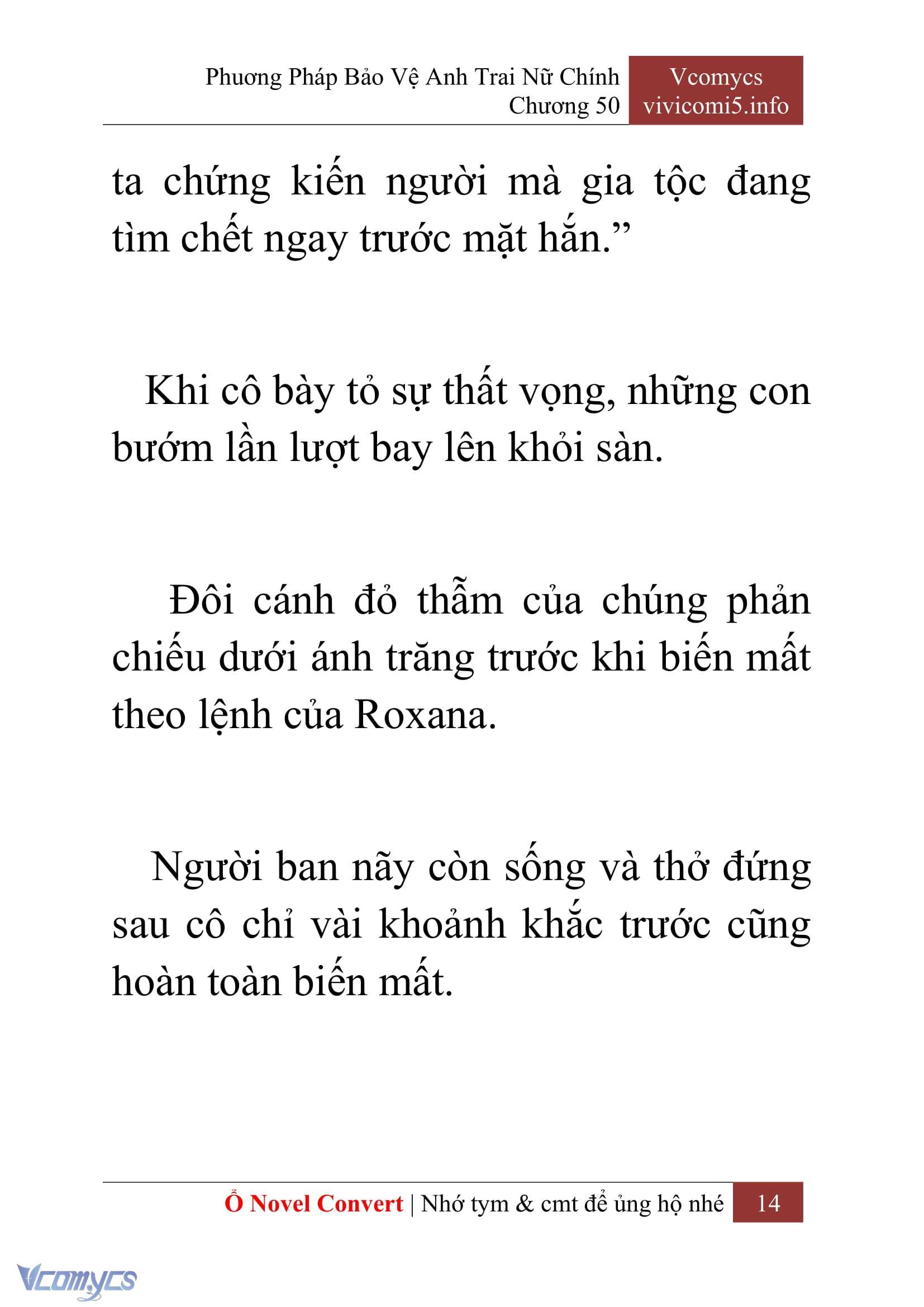 [Novel] Phương Pháp Bảo Vệ Anh Trai Nữ Chính Chap 50 - Trang 2