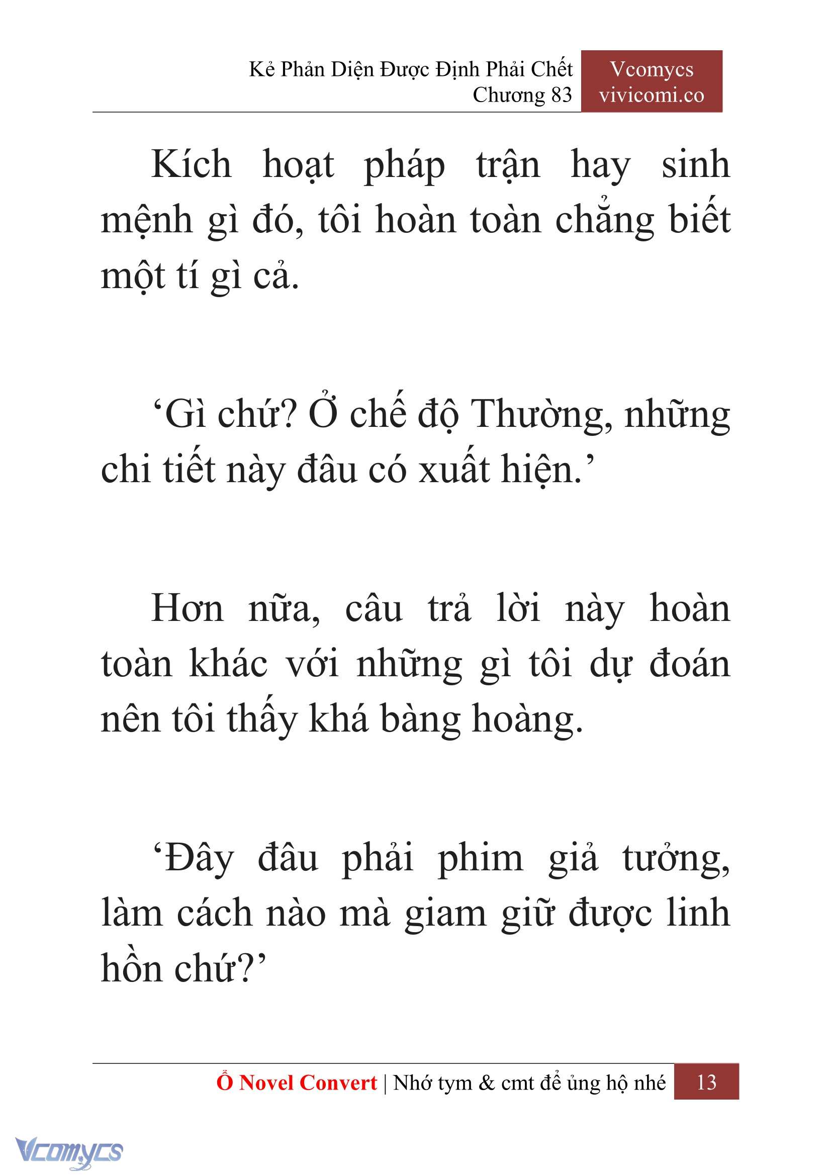 [Novel] Kẻ Phản Diện Được Định Phải Chết Chap 83 - Trang 2