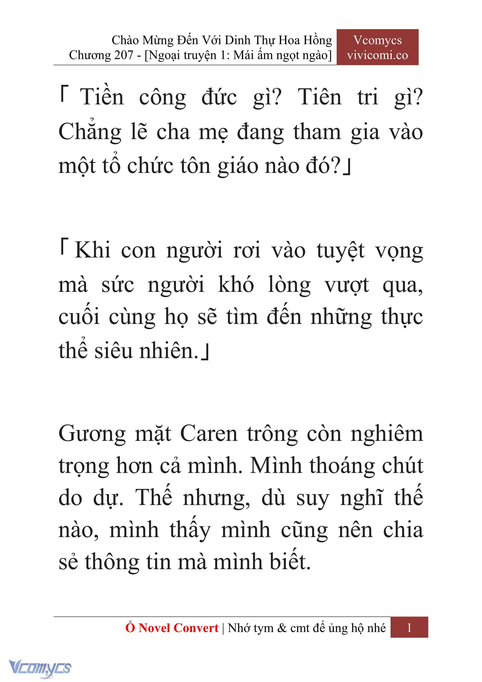 [Novel] Chào Mừng Đến Với Dinh Thự Hoa Hồng Chap 207 - Trang 2