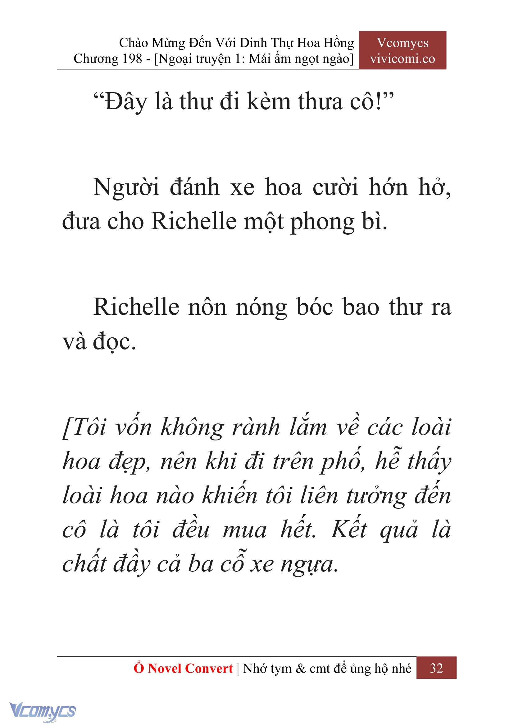 [Novel] Chào Mừng Đến Với Dinh Thự Hoa Hồng Chap 198 - Trang 2