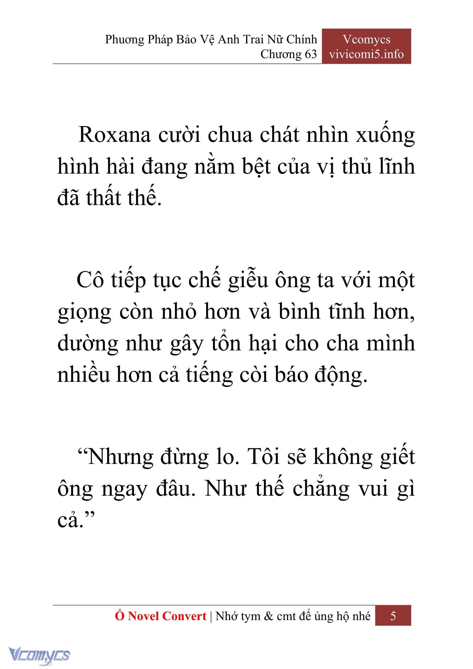 [Novel] Phương Pháp Bảo Vệ Anh Trai Nữ Chính Chap 63 - Trang 2