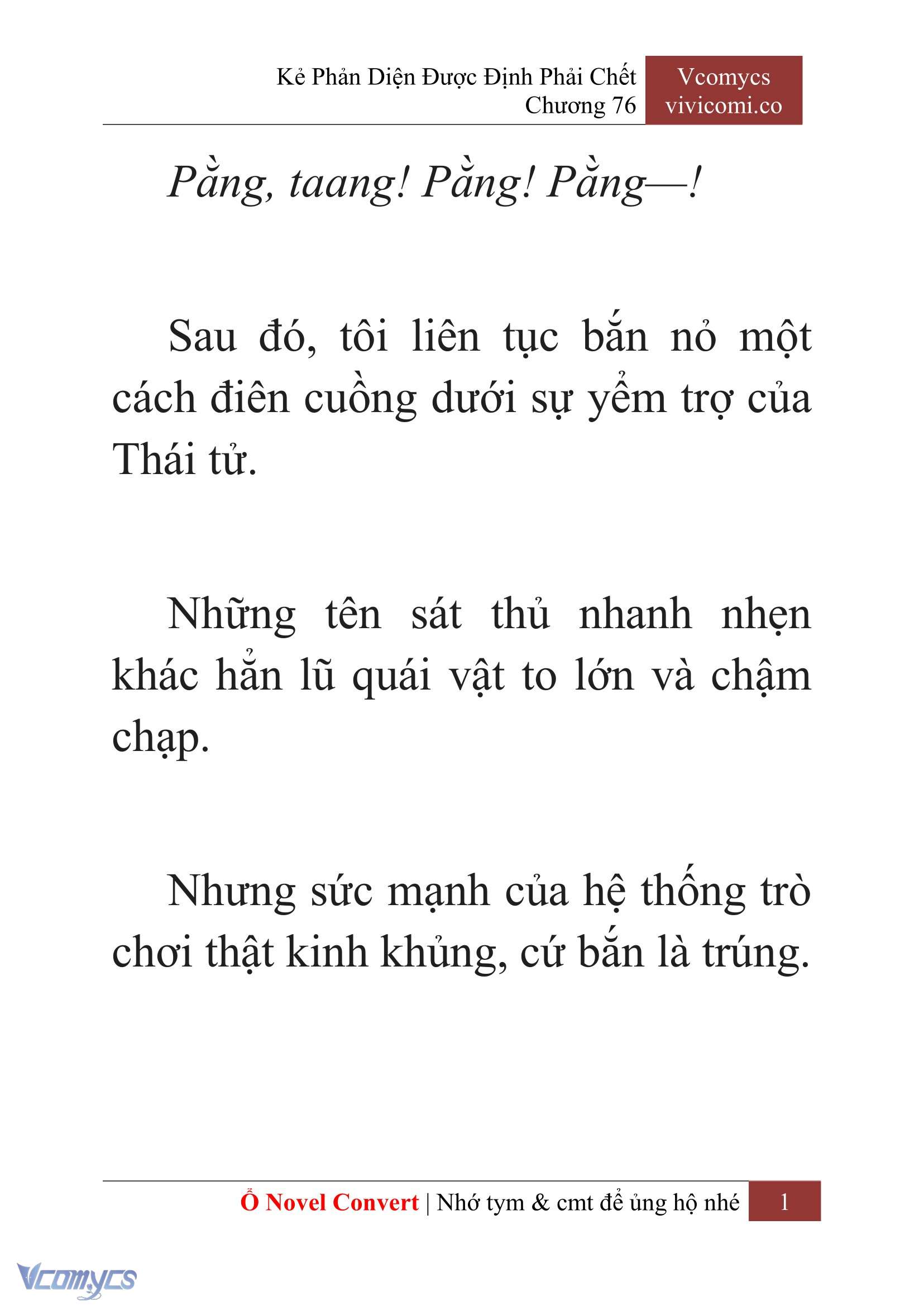 [Novel] Kẻ Phản Diện Được Định Phải Chết Chap 76 - Next Chap 77