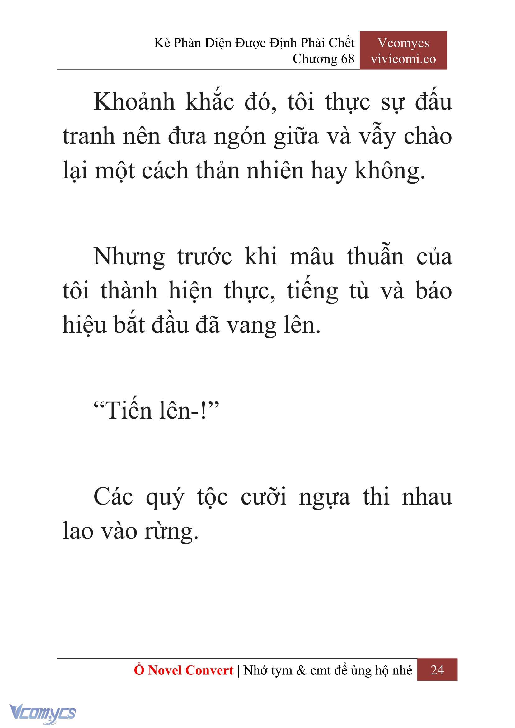 [Novel] Kẻ Phản Diện Được Định Phải Chết Chap 68 - Next Chap 69