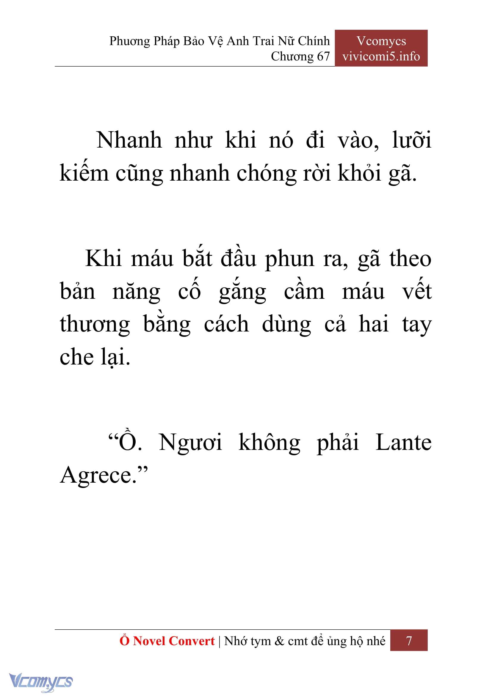 [Novel] Phương Pháp Bảo Vệ Anh Trai Nữ Chính Chap 67 - Trang 2