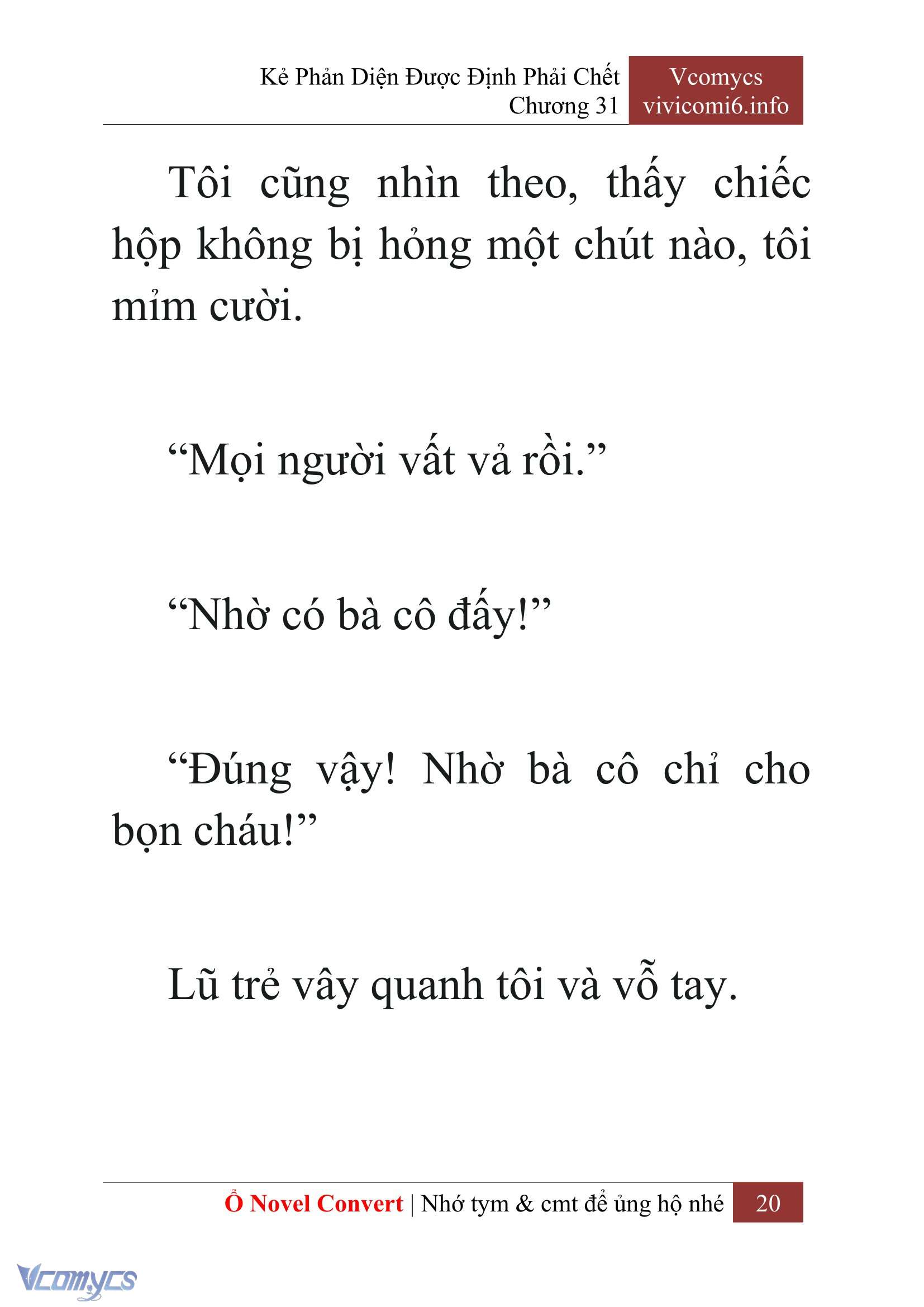 [Novel] Kẻ Phản Diện Được Định Phải Chết Chap 31 - Trang 2