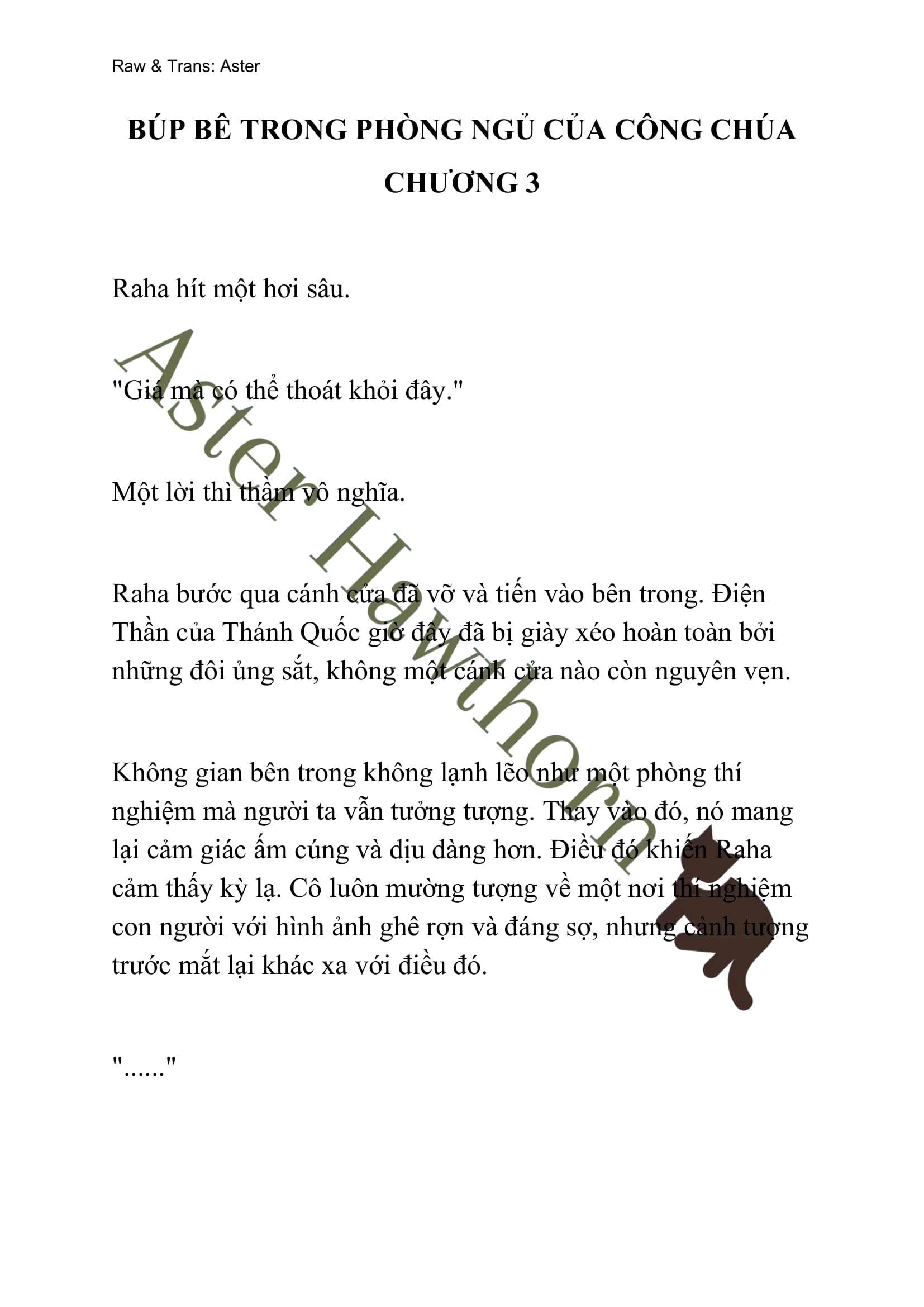 [NOVEL] Búp Bê Trong Phòng Ngủ Của Công Chúa Chap 3 - Trang 2