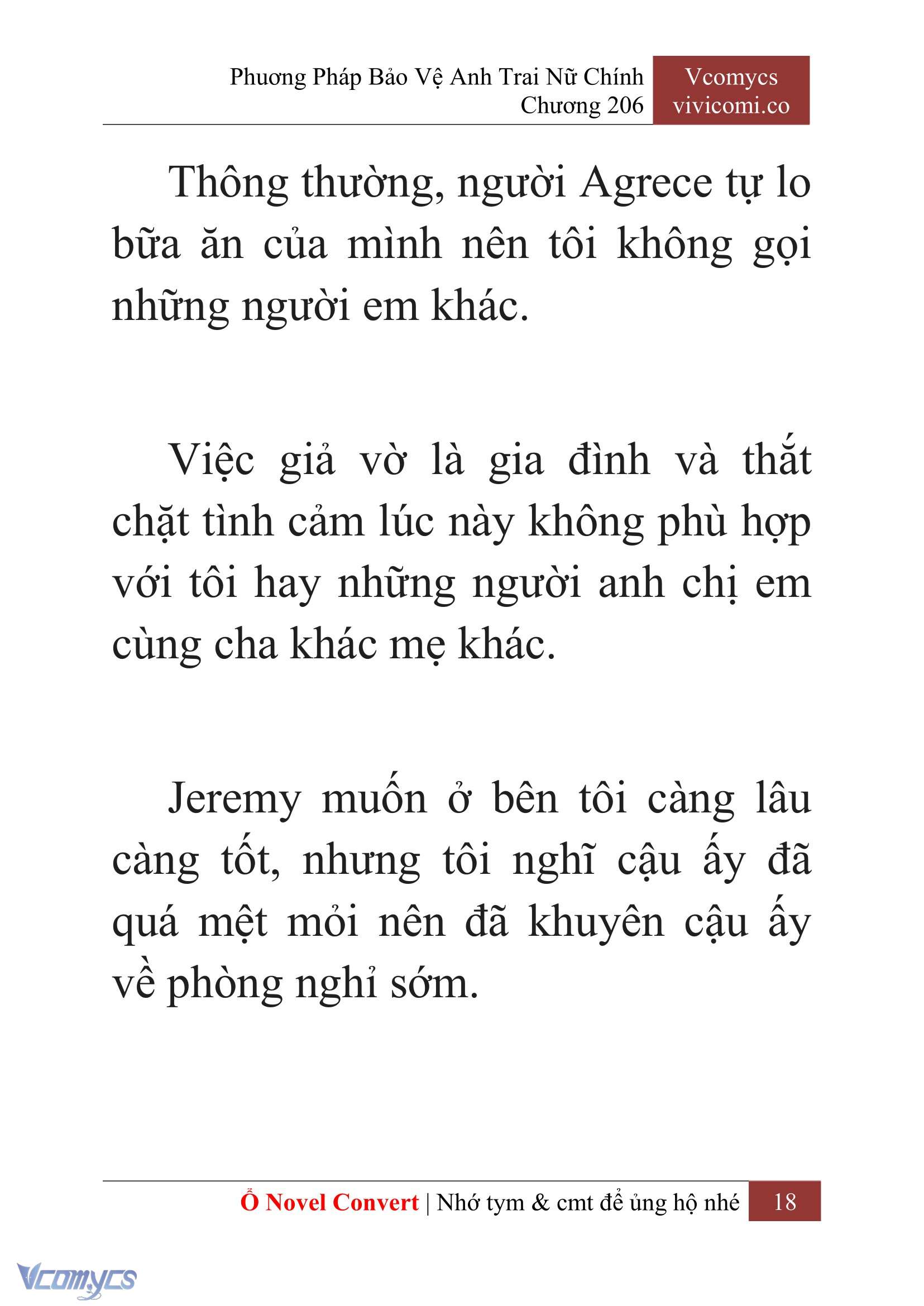 [Novel] Phương Pháp Bảo Vệ Anh Trai Nữ Chính Chap 206 - Trang 2