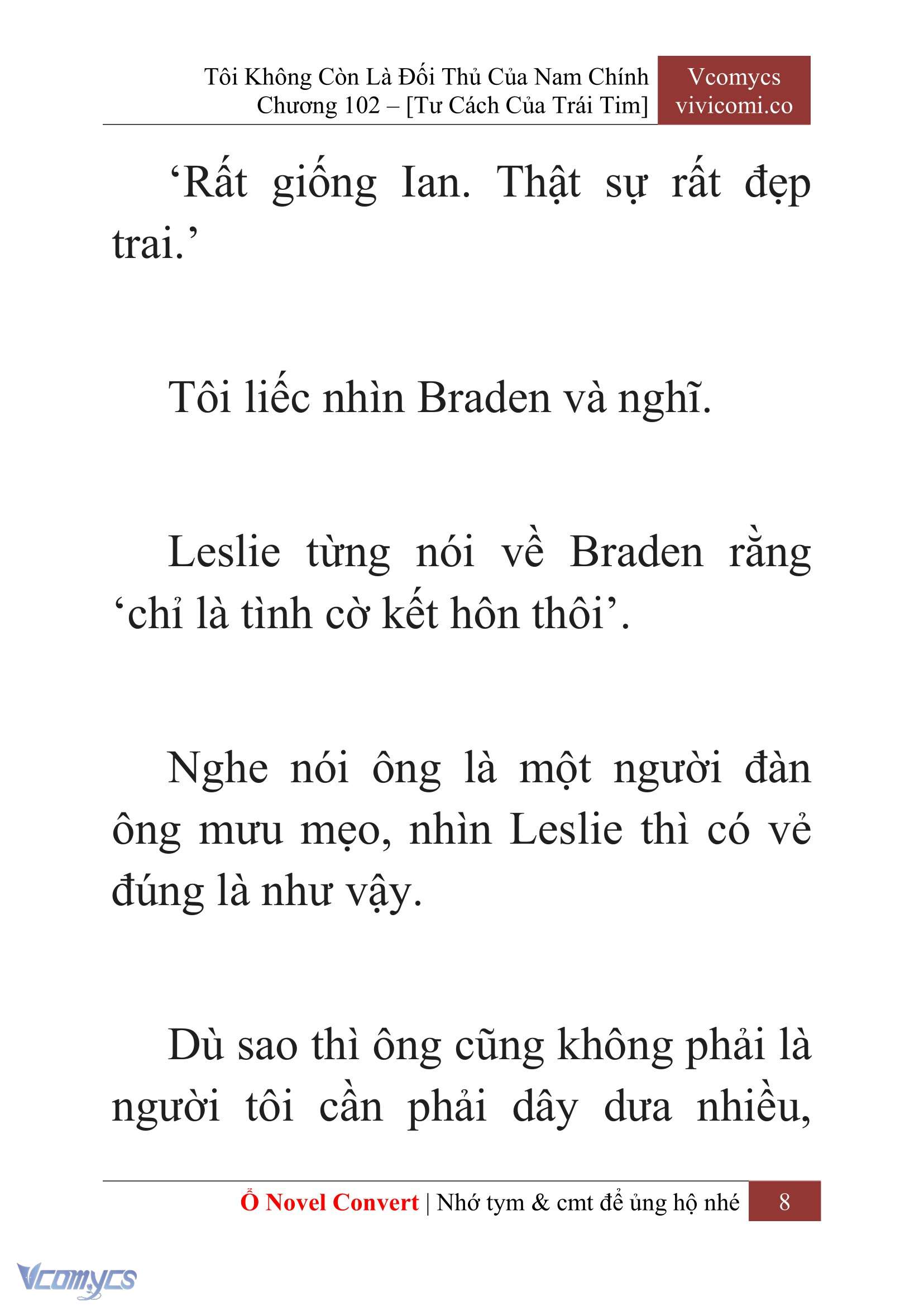 [Novel] Tôi Không Còn Là Đối Thủ Của Nam Chính Chap 102 - Trang 2