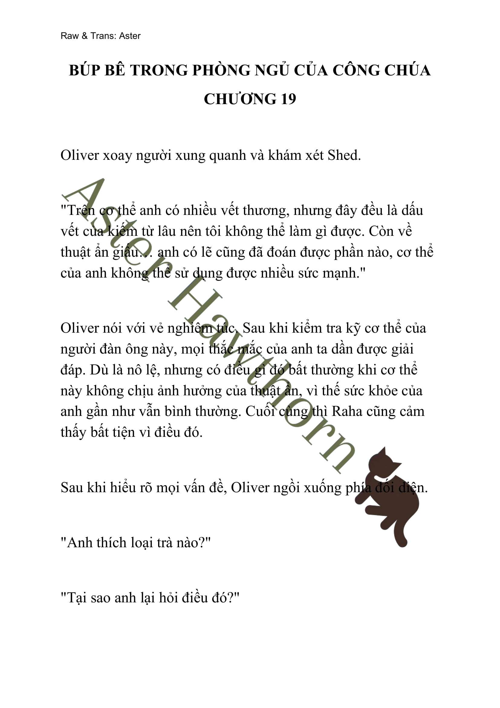 [NOVEL] Búp Bê Trong Phòng Ngủ Của Công Chúa Chap 19 - Trang 2