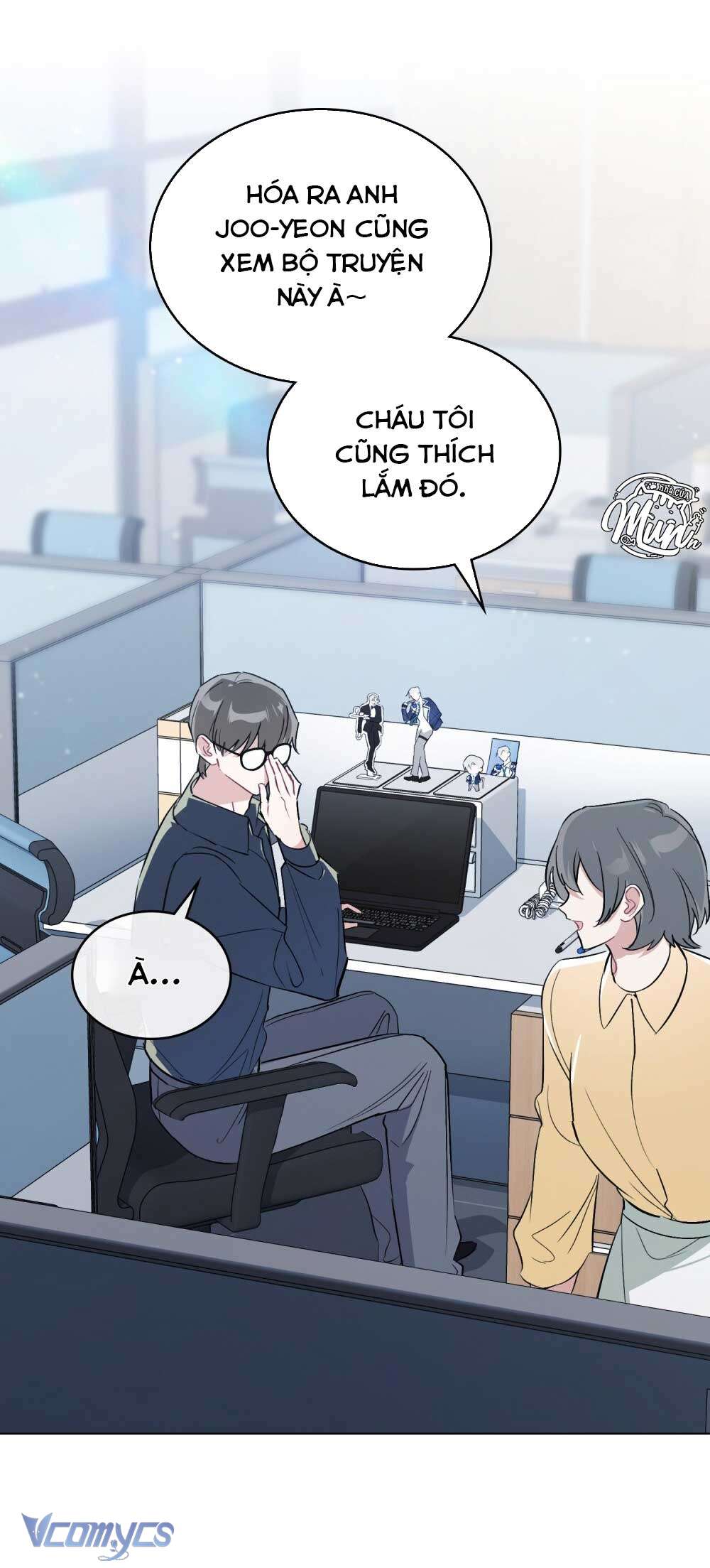 [Điều khoản bảo mật] Cấm “đu idol” nơi công sở Chap 1 - Trang 2