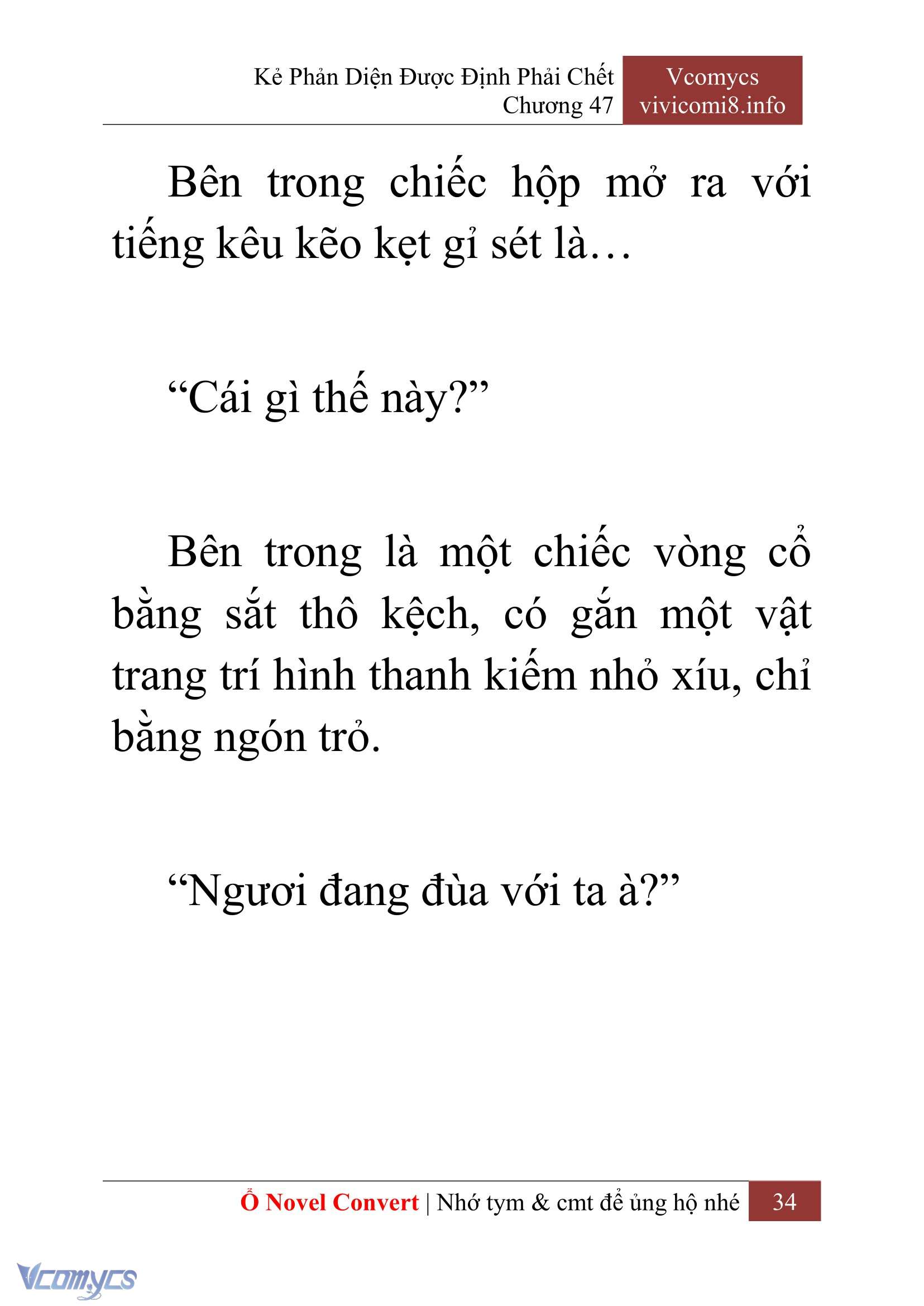 [Novel] Kẻ Phản Diện Được Định Phải Chết Chap 47 - Trang 2