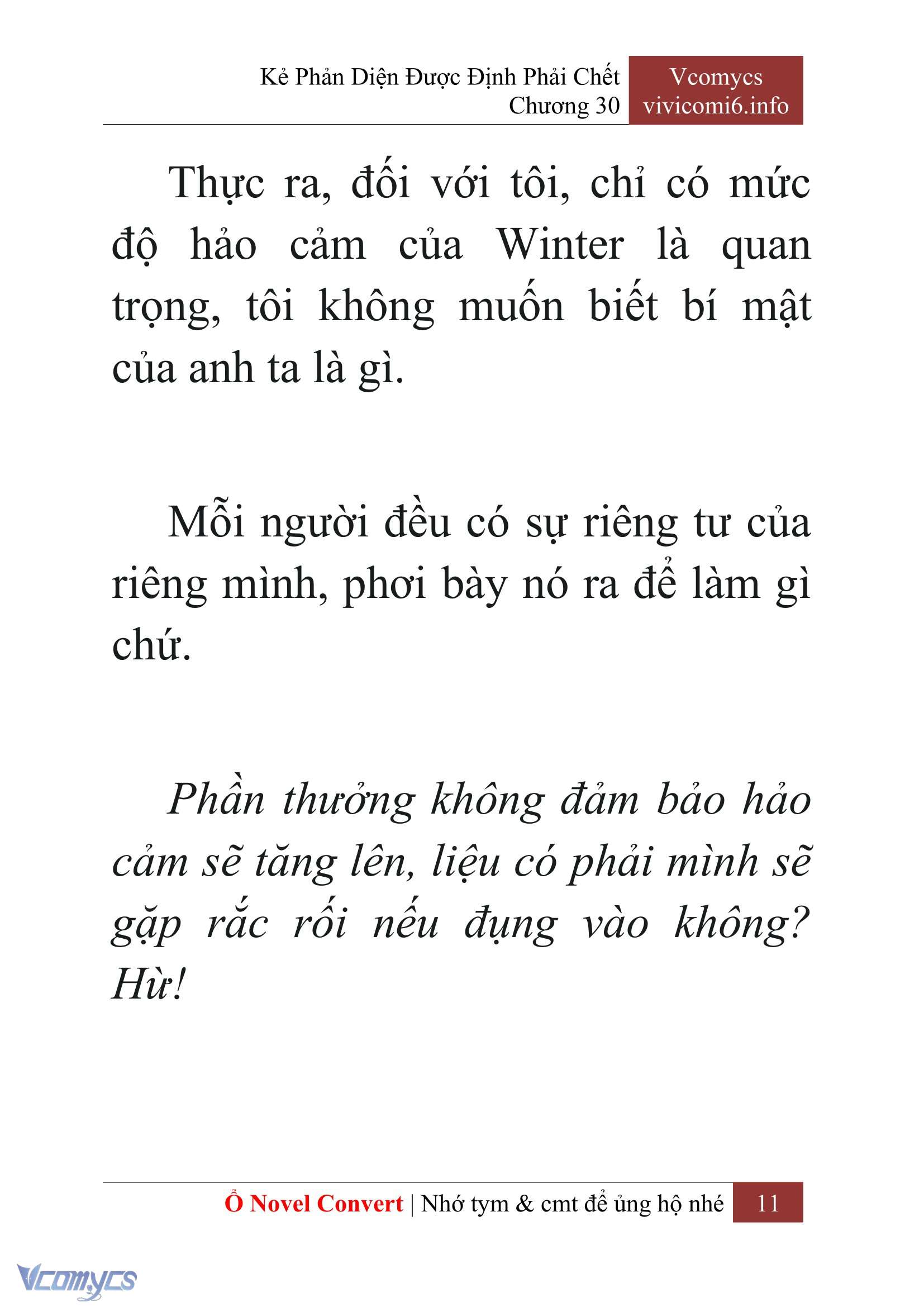 [Novel] Kẻ Phản Diện Được Định Phải Chết Chap 30 - Trang 2