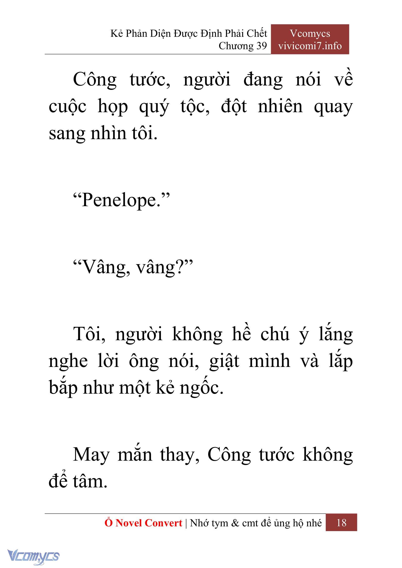 [Novel] Kẻ Phản Diện Được Định Phải Chết Chap 39 - Trang 2