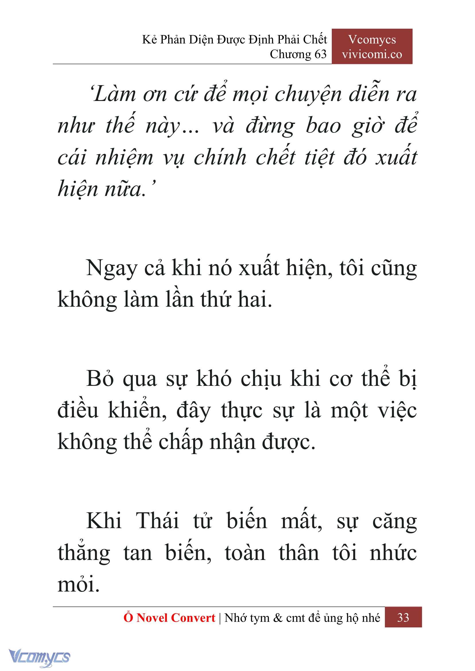 [Novel] Kẻ Phản Diện Được Định Phải Chết Chap 63 - Trang 2