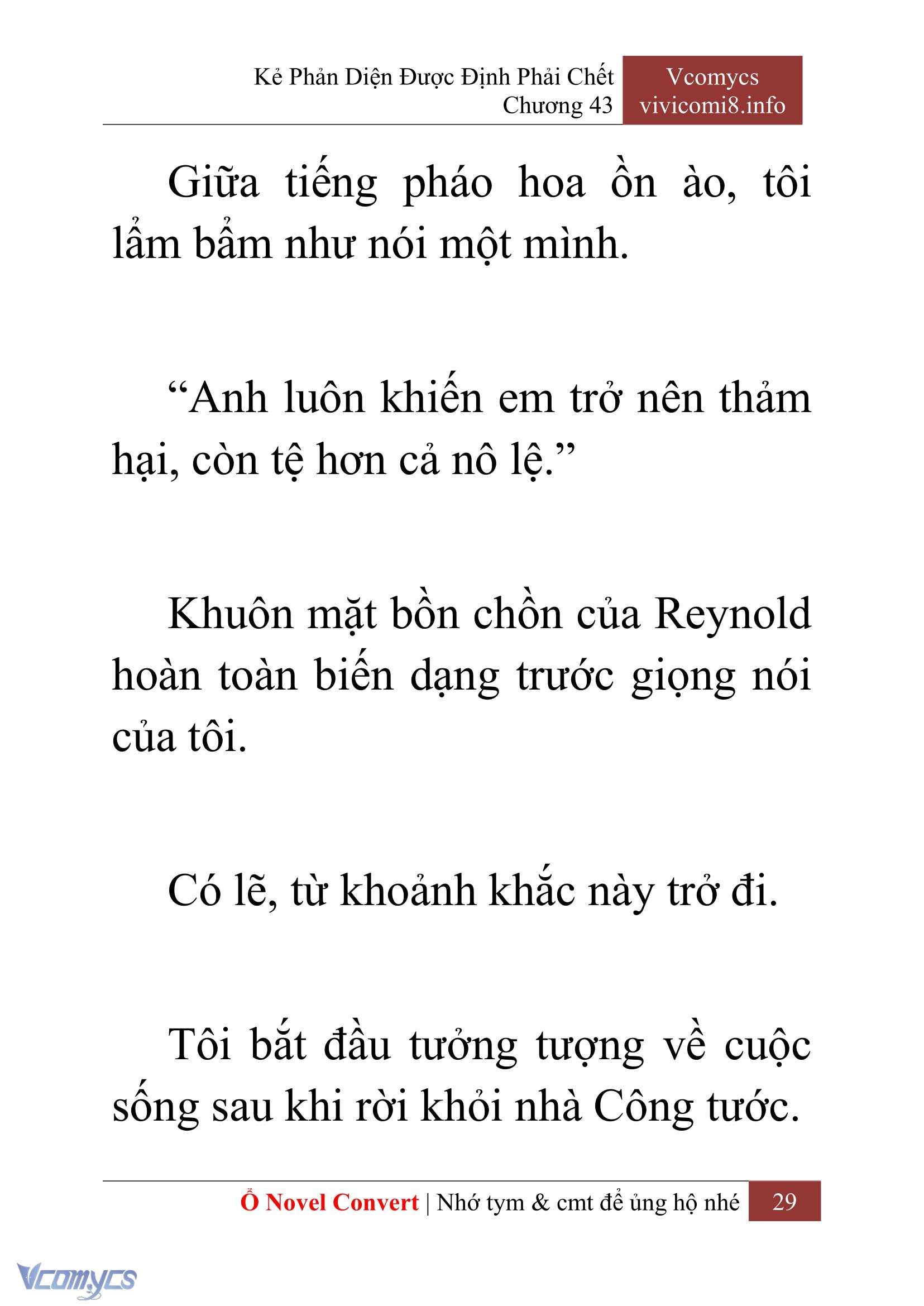 [Novel] Kẻ Phản Diện Được Định Phải Chết Chap 43 - Trang 2