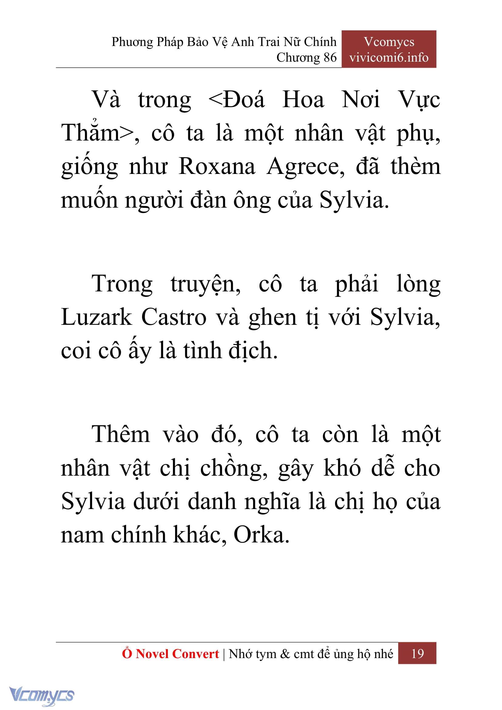 [Novel] Phương Pháp Bảo Vệ Anh Trai Nữ Chính Chap 86 - Trang 2