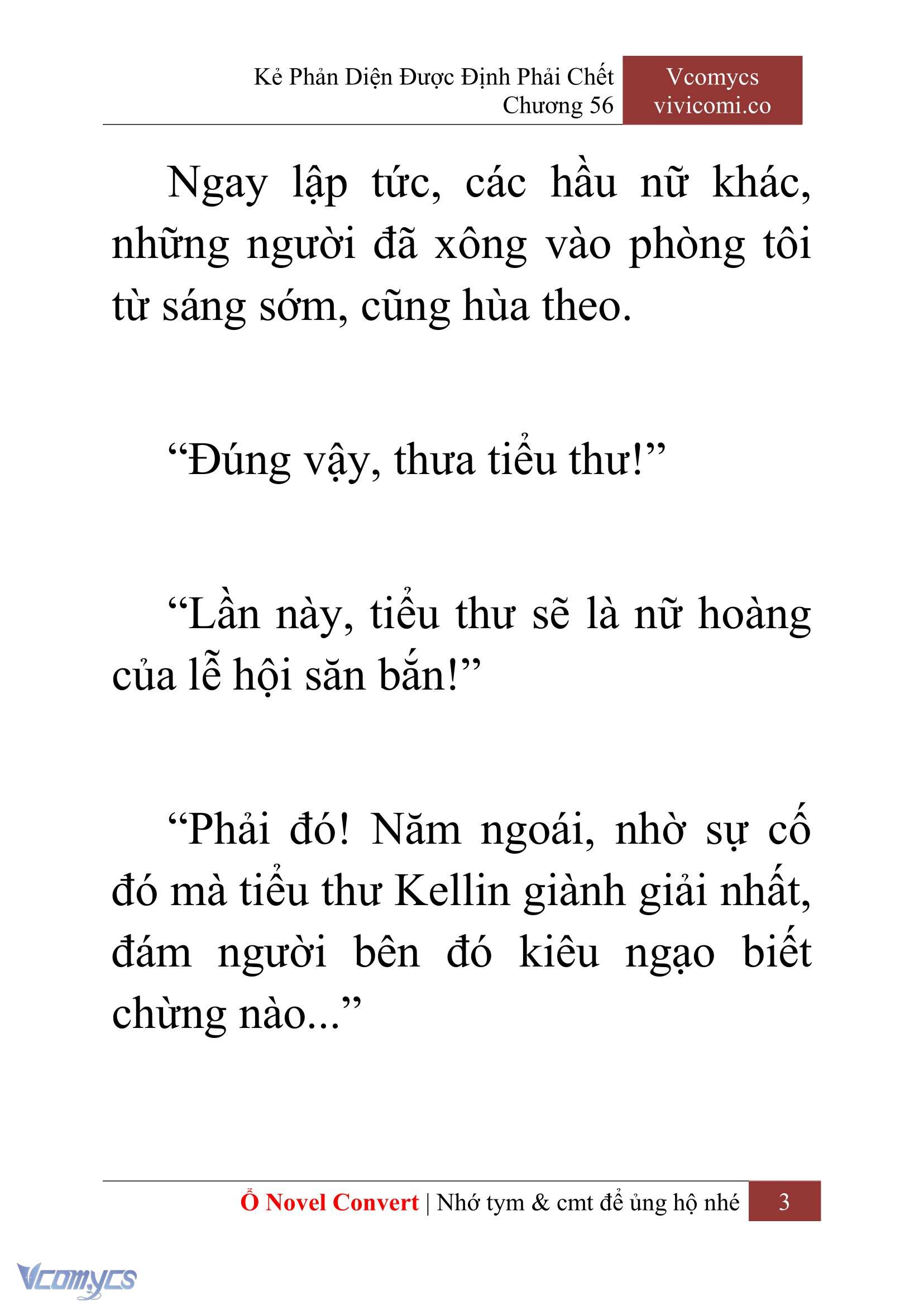 [Novel] Kẻ Phản Diện Được Định Phải Chết Chap 56 - Trang 2