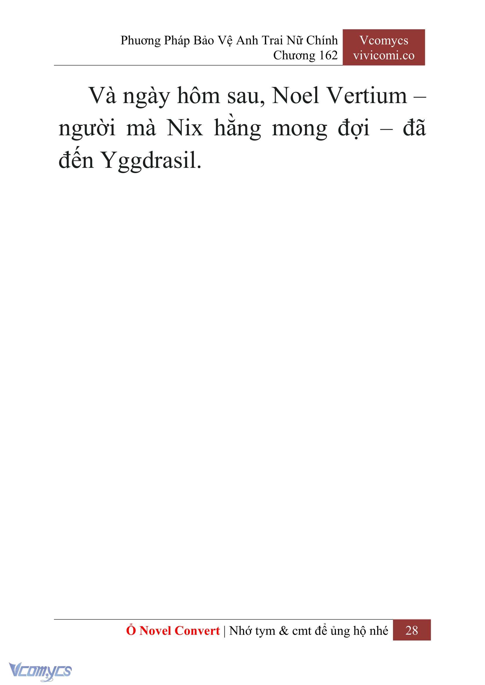 [Novel] Phương Pháp Bảo Vệ Anh Trai Nữ Chính Chap 162 - Trang 2