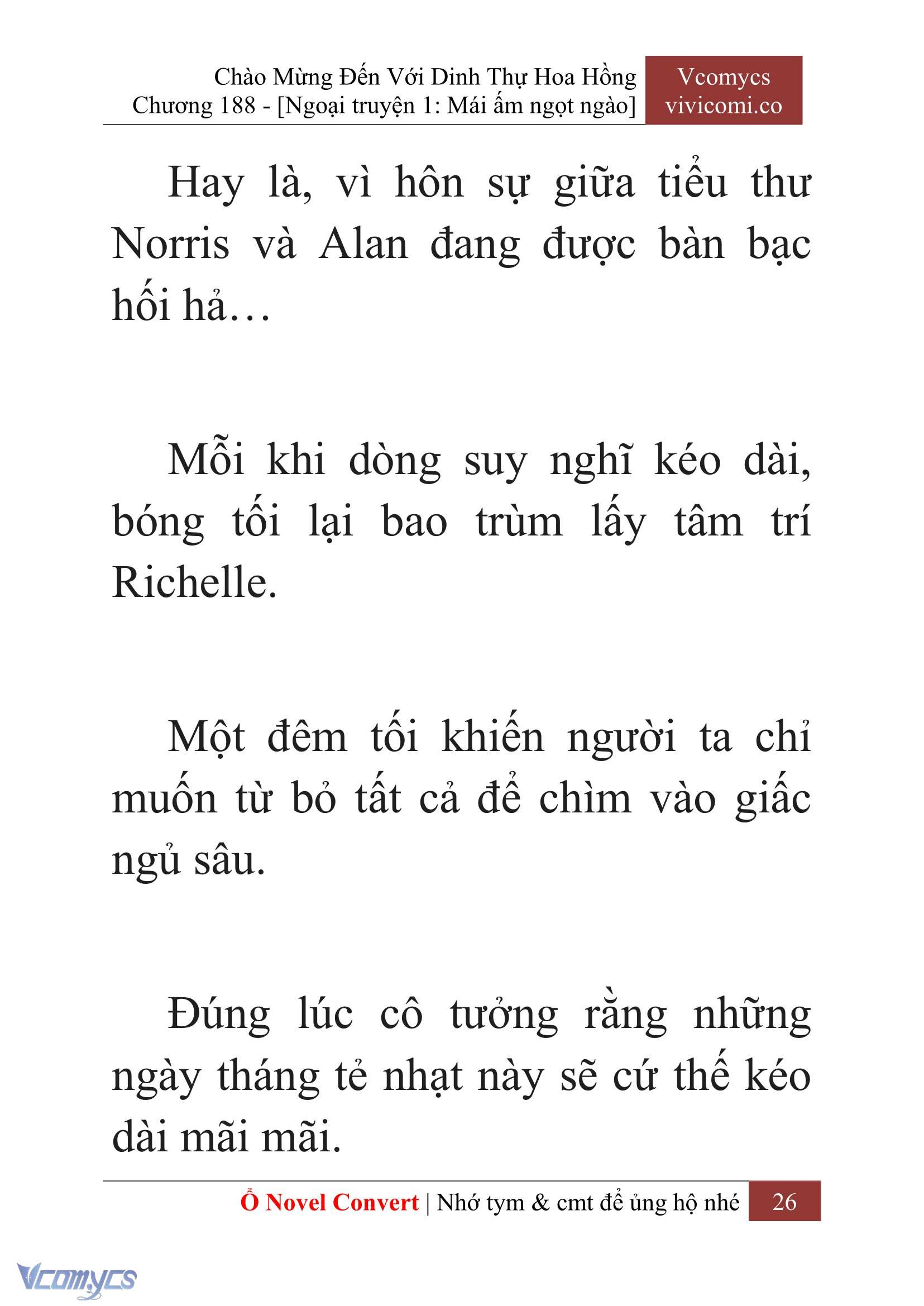[Novel] Chào Mừng Đến Với Dinh Thự Hoa Hồng Chap 188 - Trang 2