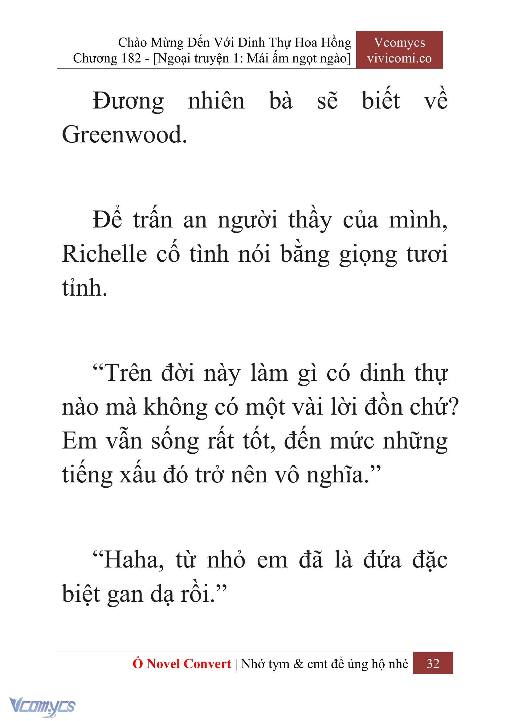 [Novel] Chào Mừng Đến Với Dinh Thự Hoa Hồng Chap 182 - Trang 2