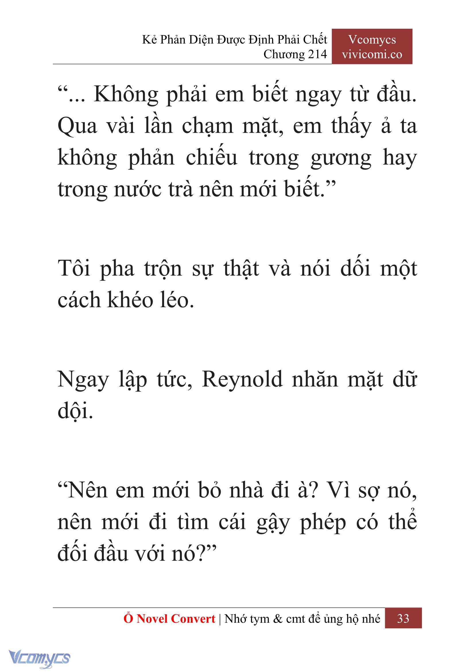 [Novel] Kẻ Phản Diện Được Định Phải Chết Chap 214 - Trang 2