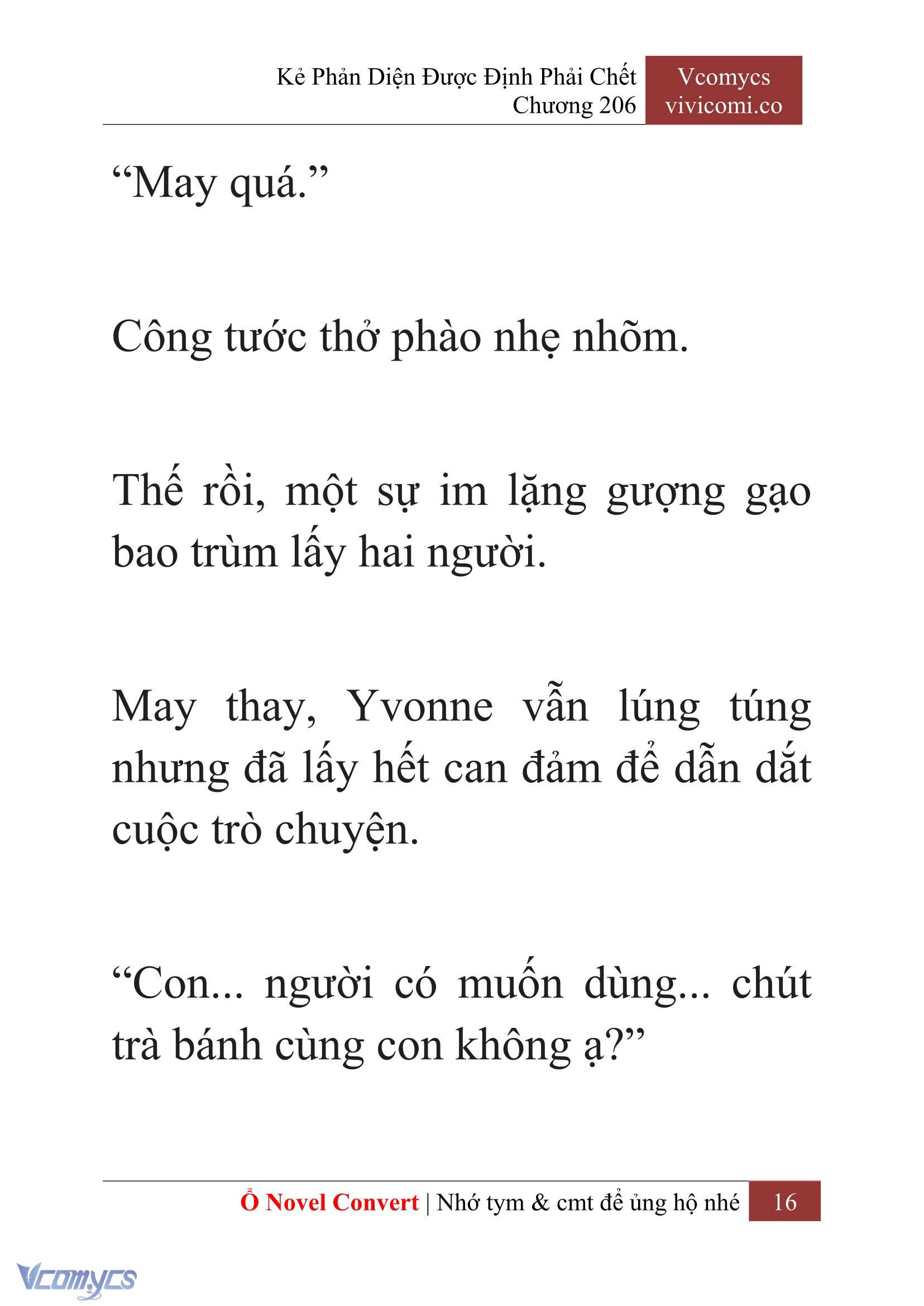 [Novel] Kẻ Phản Diện Được Định Phải Chết Chap 206 - Trang 2