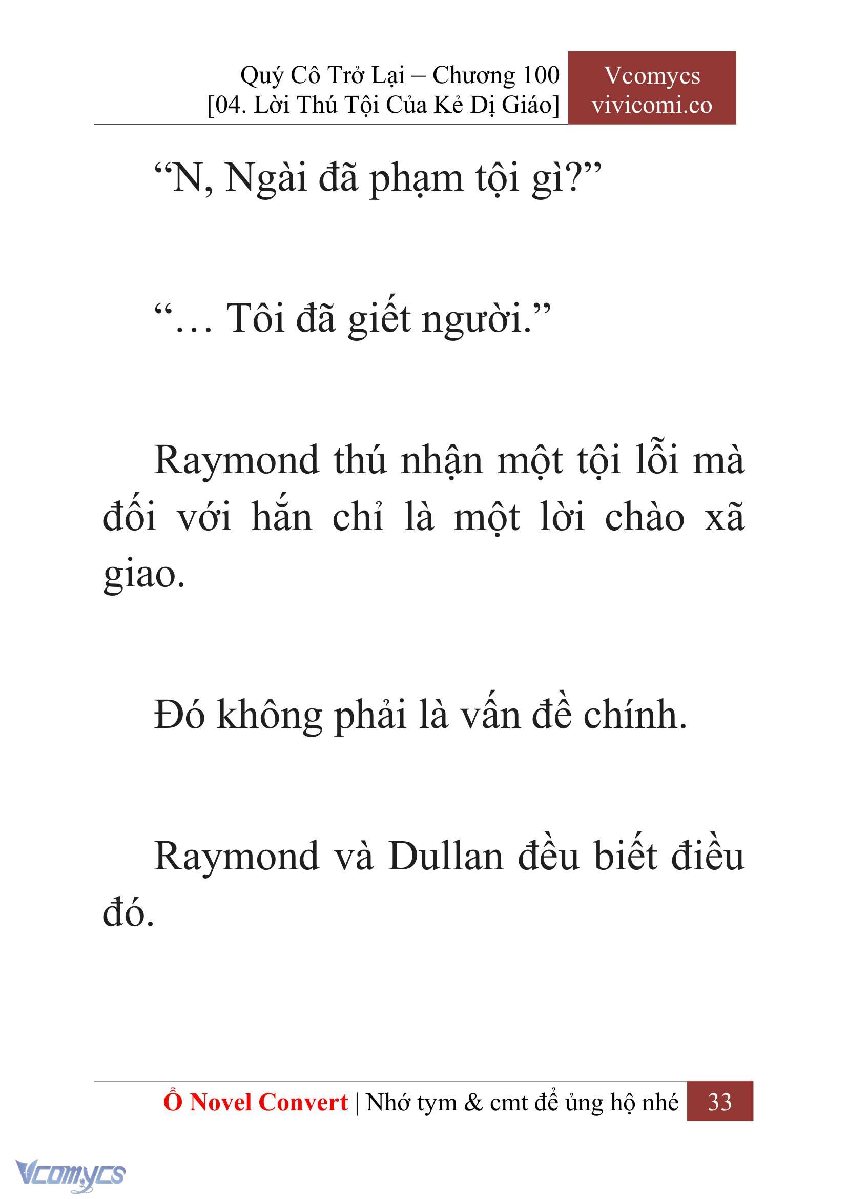 [Novel] Quý Cô Trở Lại Chap 100 - Trang 2