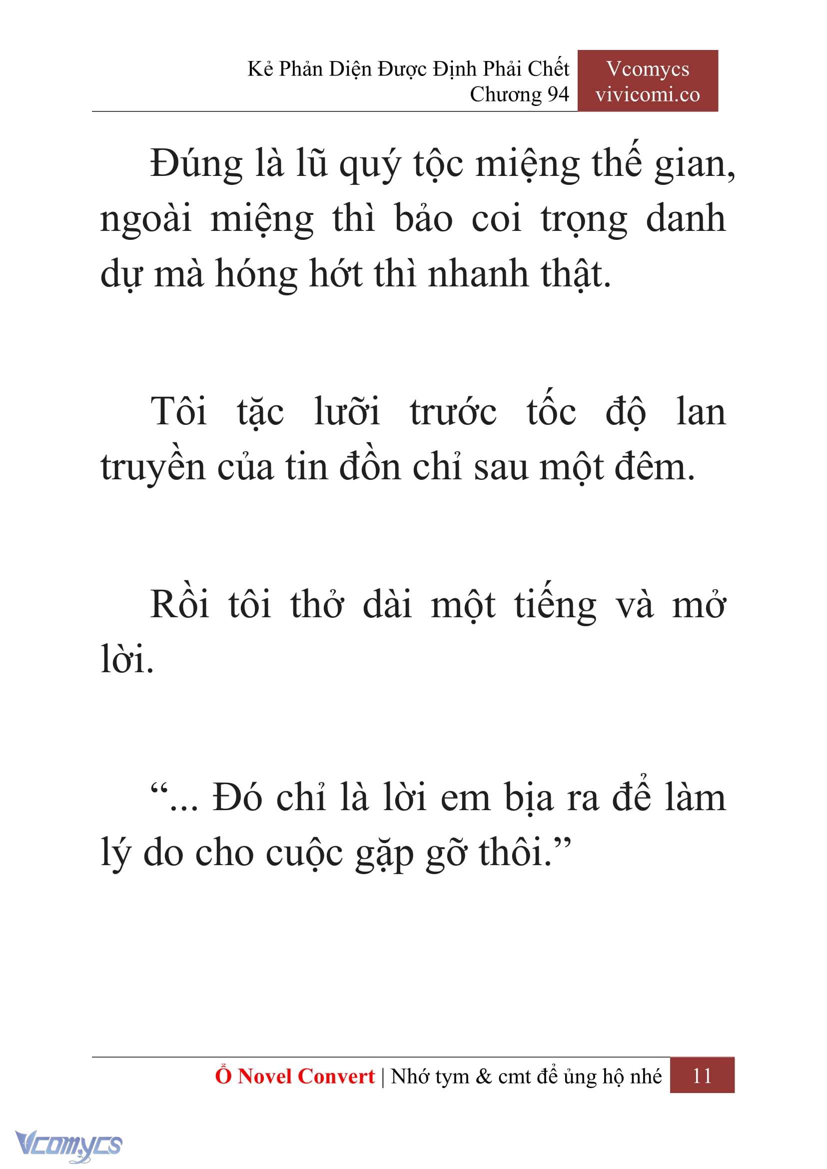 [Novel] Kẻ Phản Diện Được Định Phải Chết Chap 94 - Trang 2