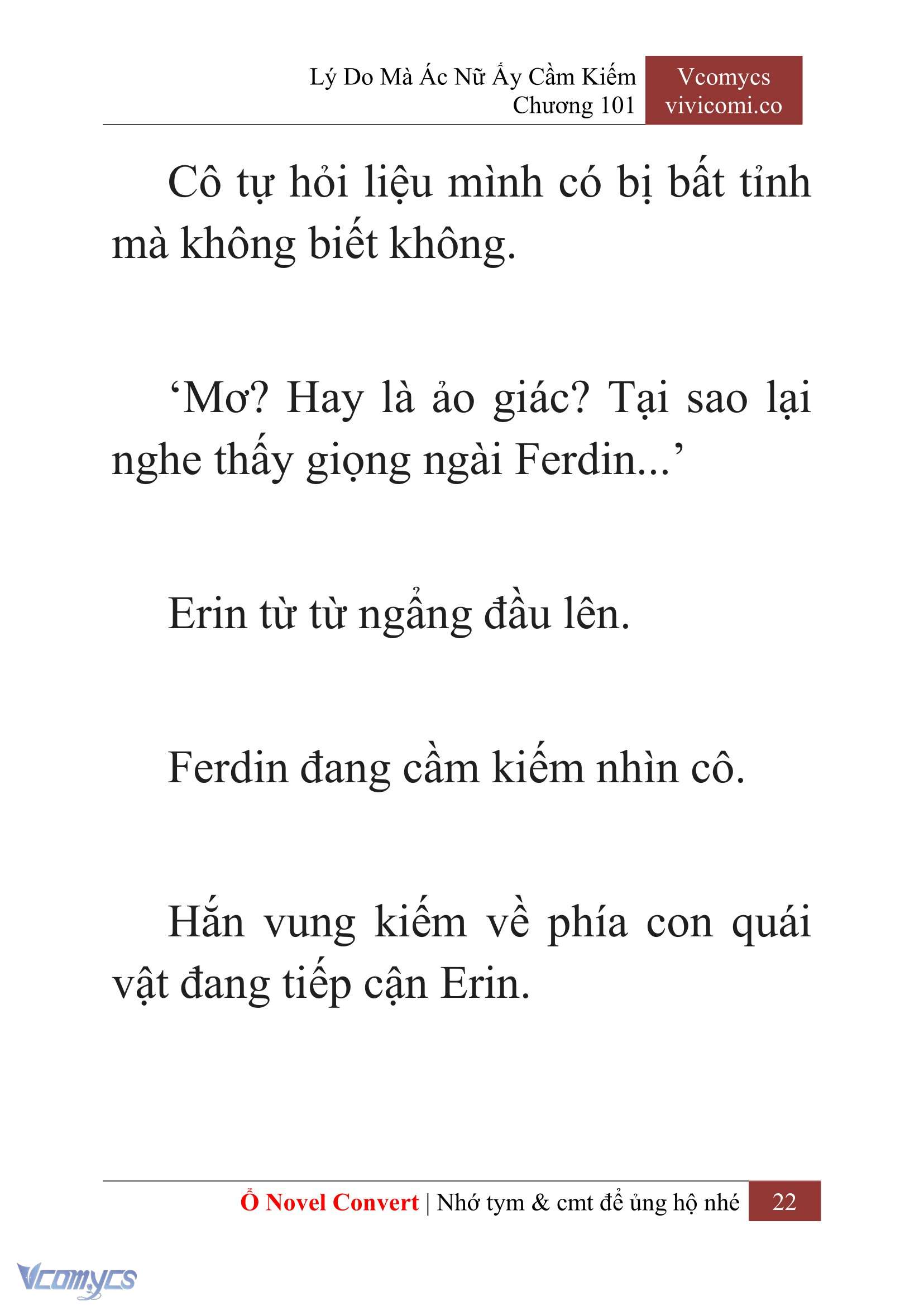 [Novel] Lý Do Mà Ác Nữ Ấy Cầm Kiếm Chap 101 - Trang 2