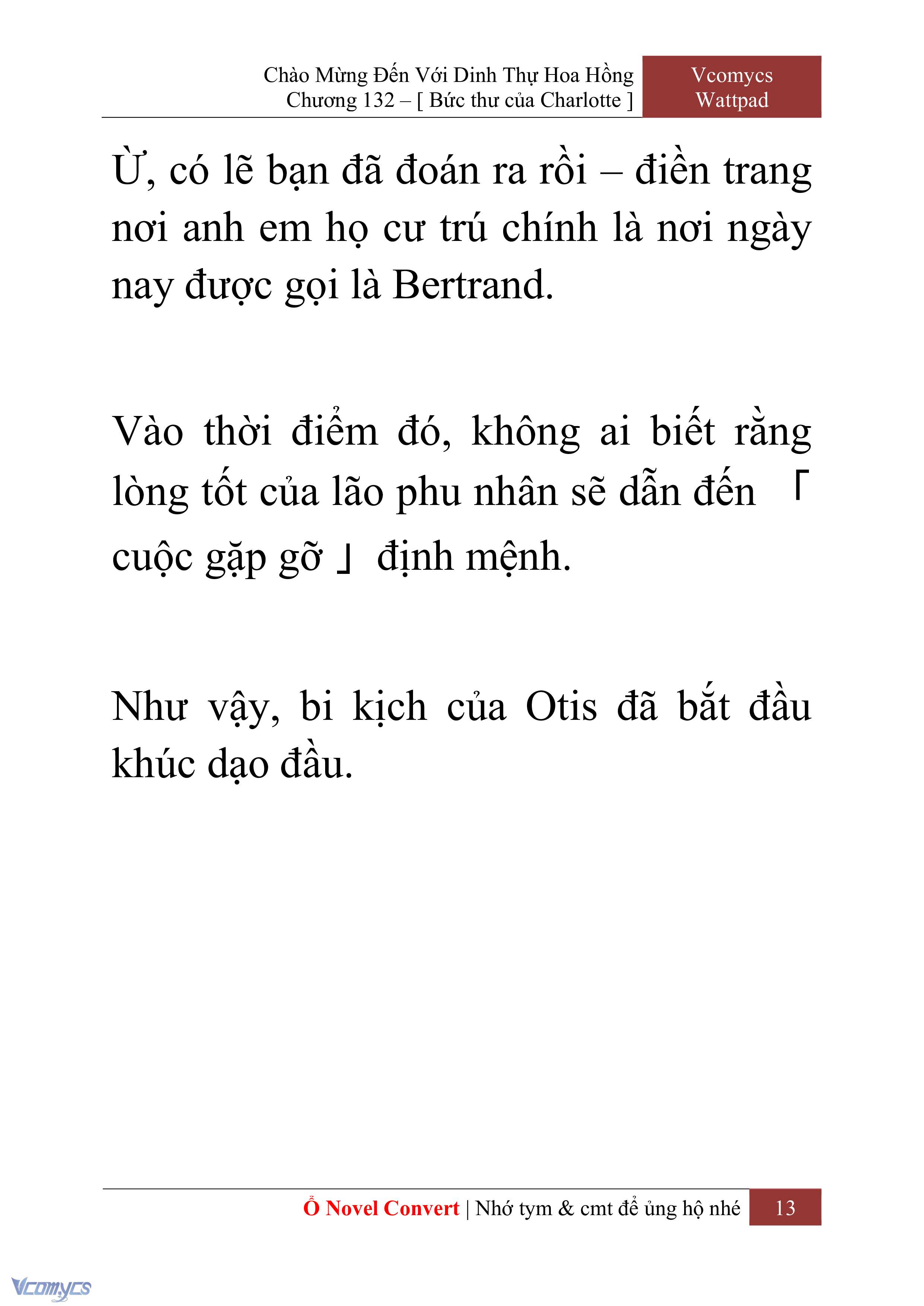 [Novel] Chào Mừng Đến Với Dinh Thự Hoa Hồng Chap 132 - Trang 2