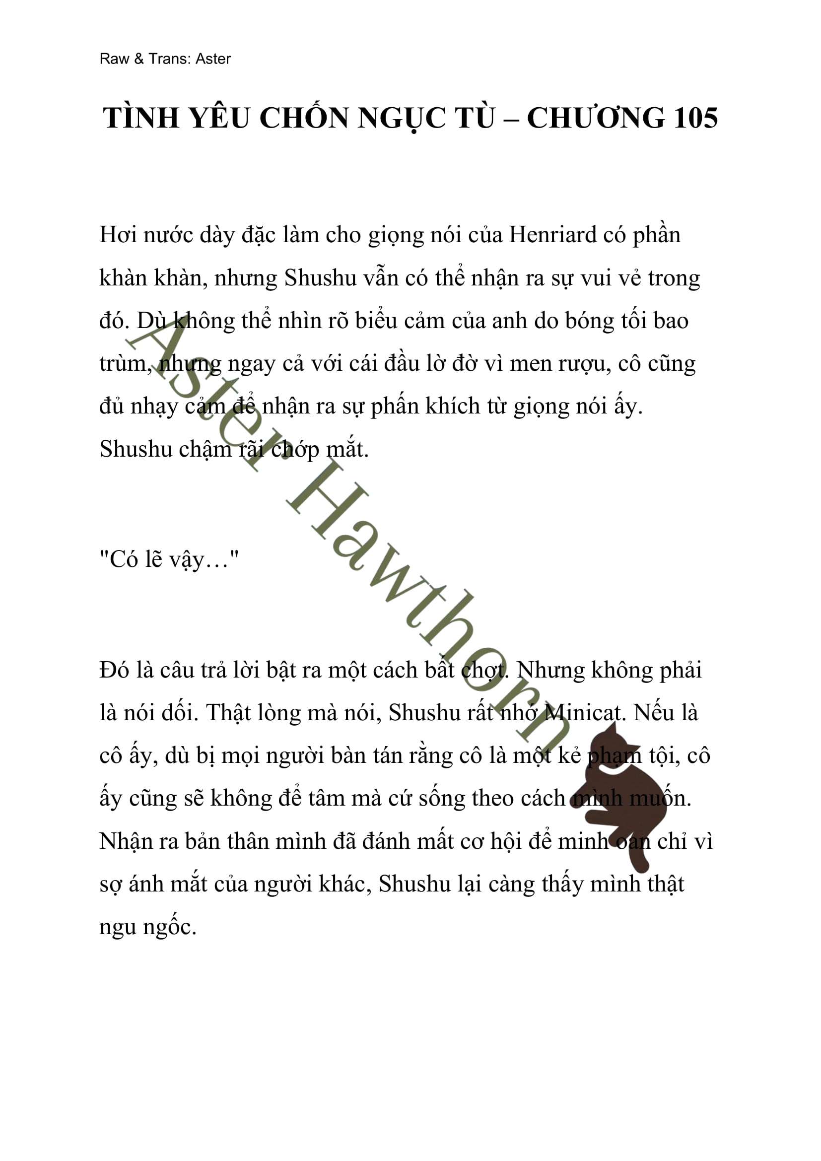 [NOVEL] Tình Yêu Chốn Ngục Tù Chap 105 - Trang 2