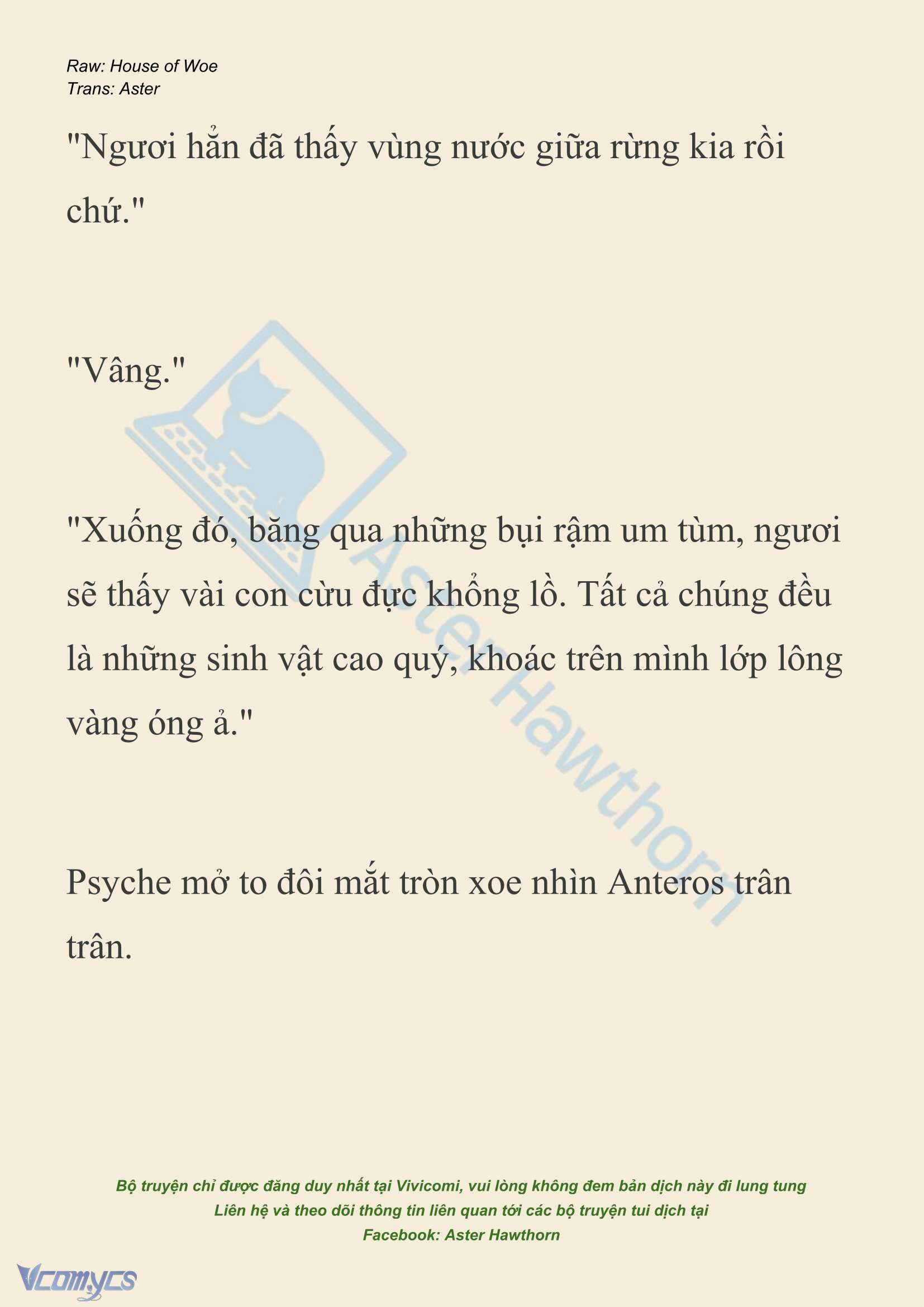 [NOVEL] Dành Cho Các Nữ Thần: Dành cho Psyche Chap 43 - Trang 2