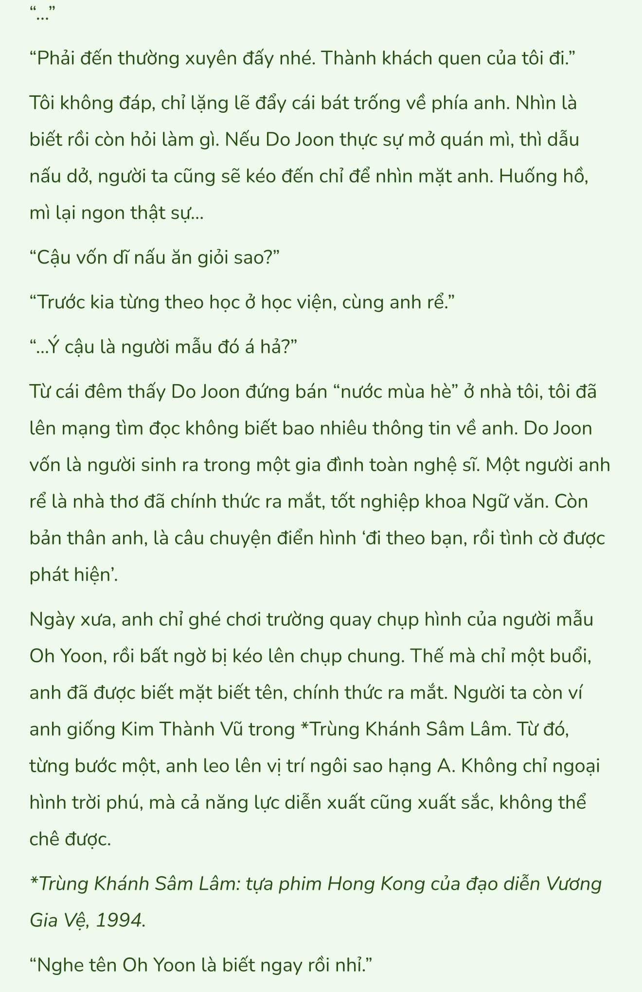 [Novel] Khúc Hát Giữa Mùa Hè Chap 1 - Next Chap 2