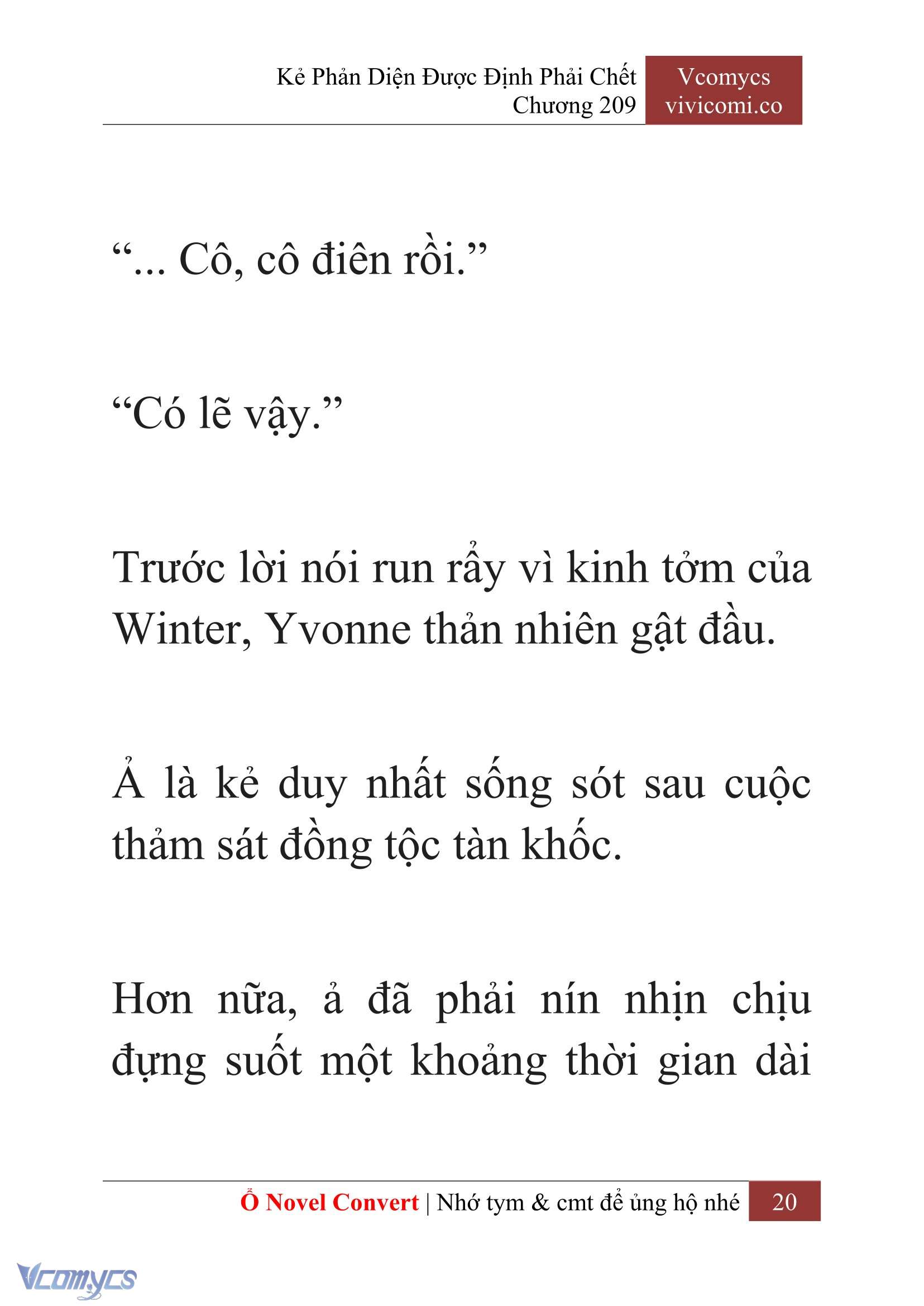 [Novel] Kẻ Phản Diện Được Định Phải Chết Chap 209 - Trang 2