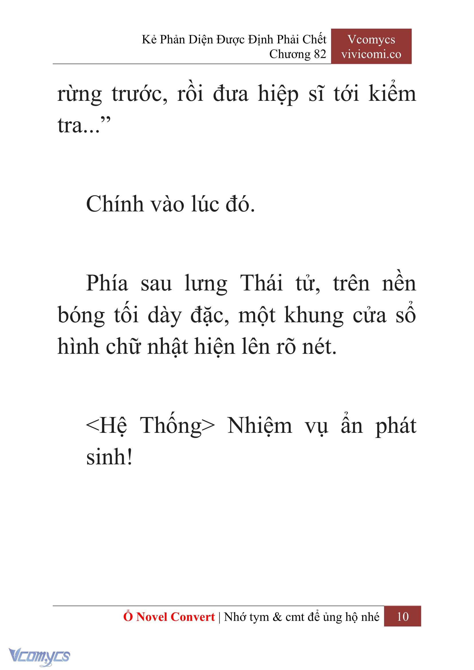 [Novel] Kẻ Phản Diện Được Định Phải Chết Chap 82 - Trang 2