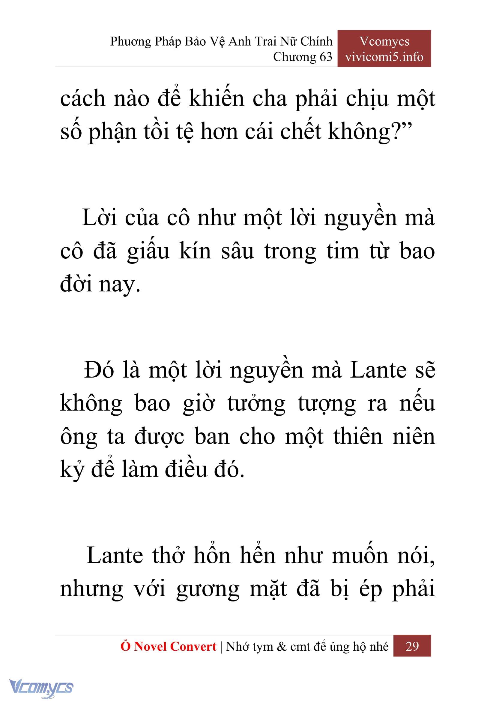 [Novel] Phương Pháp Bảo Vệ Anh Trai Nữ Chính Chap 63 - Trang 2