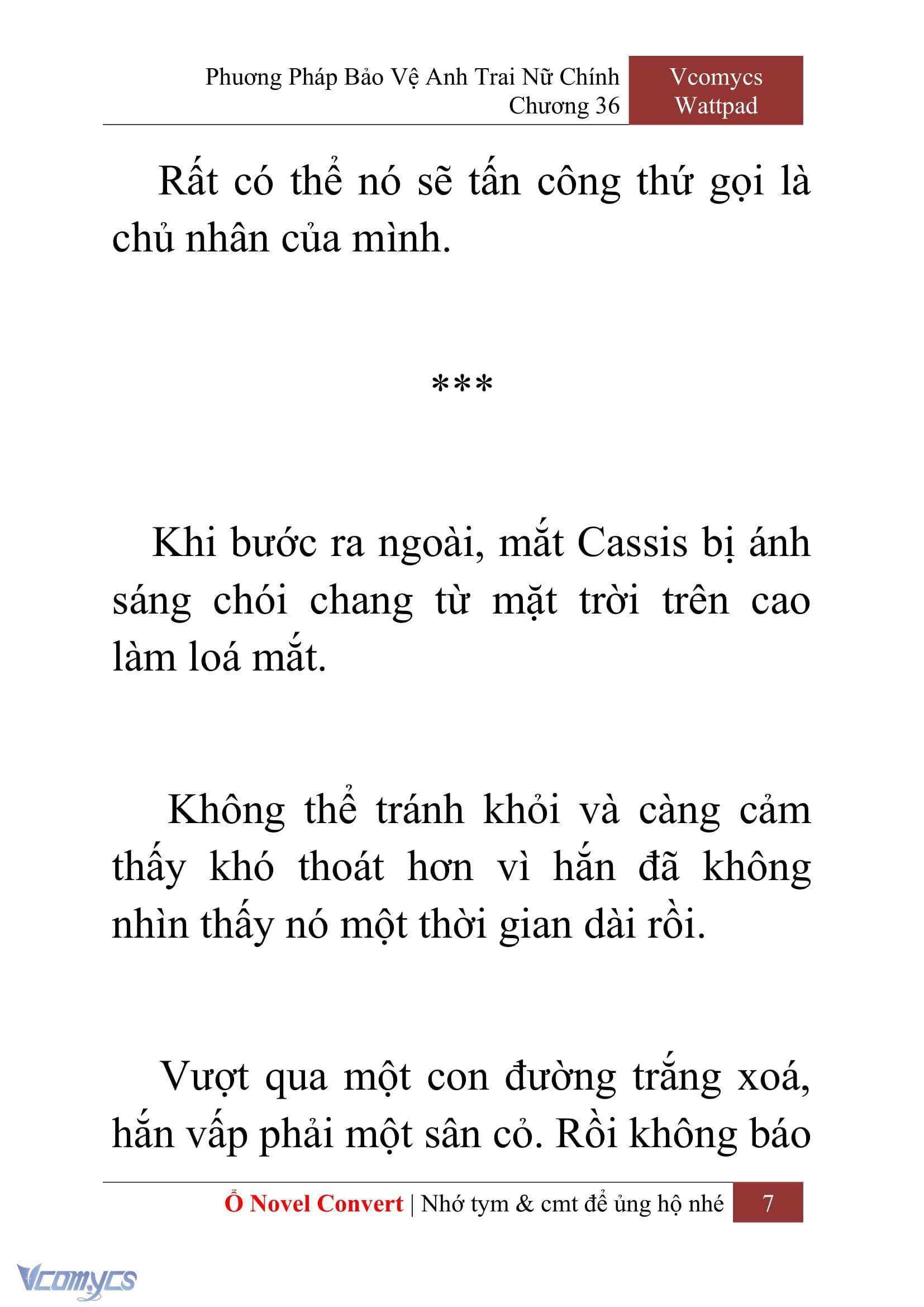 [Novel] Phương Pháp Bảo Vệ Anh Trai Nữ Chính Chap 36 - Trang 2