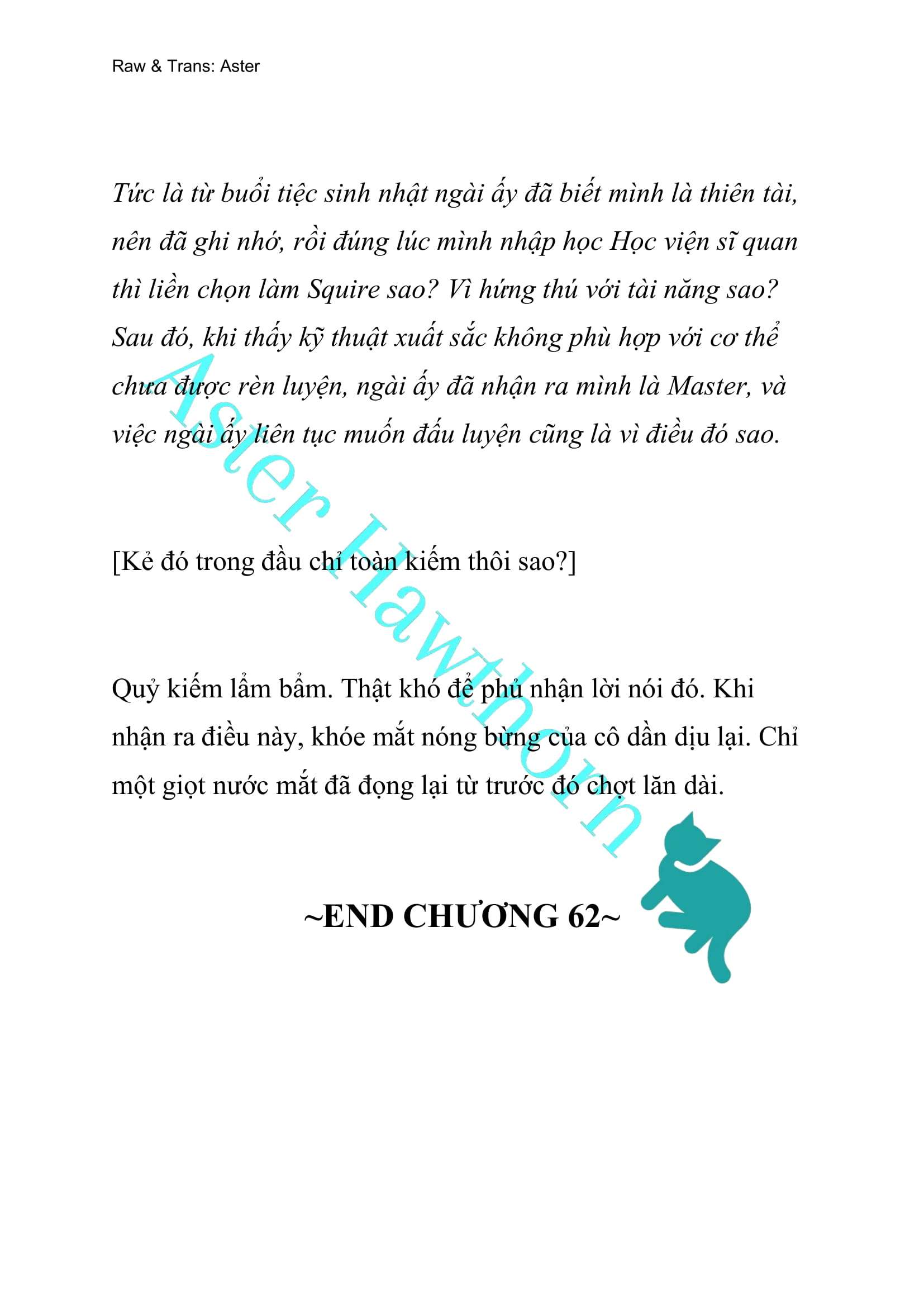 [NOVEL] Đóa Hoa Cầm Kiếm Chap 62 - Next Chap 63